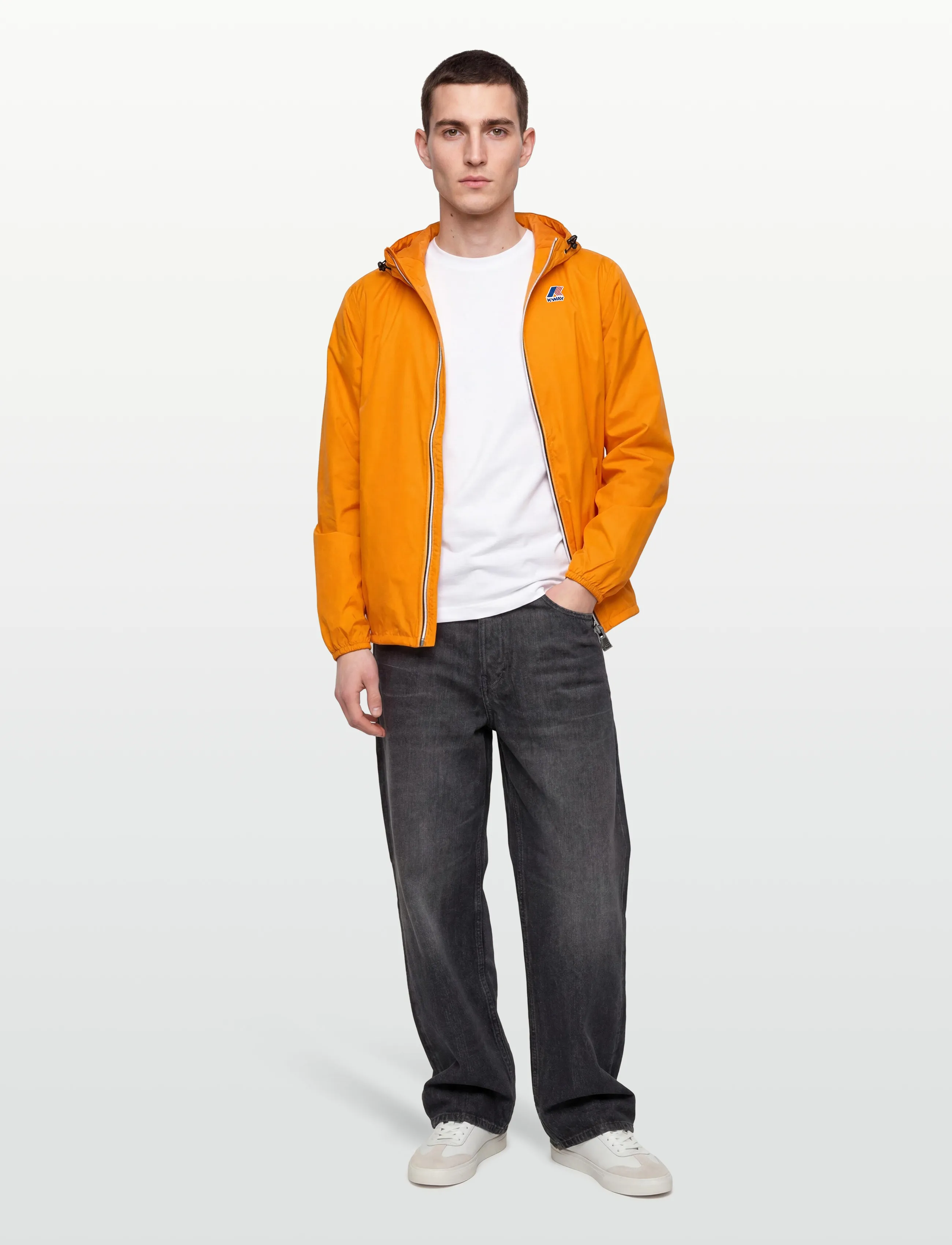 K-Way Le Vrai 4.0 Claude, M, Orange, Jakker > Lette Jakker, Herre