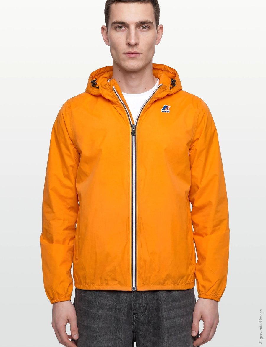 K-Way - LE VRAI 4.0 CLAUDE - vårjackor - orange - 3