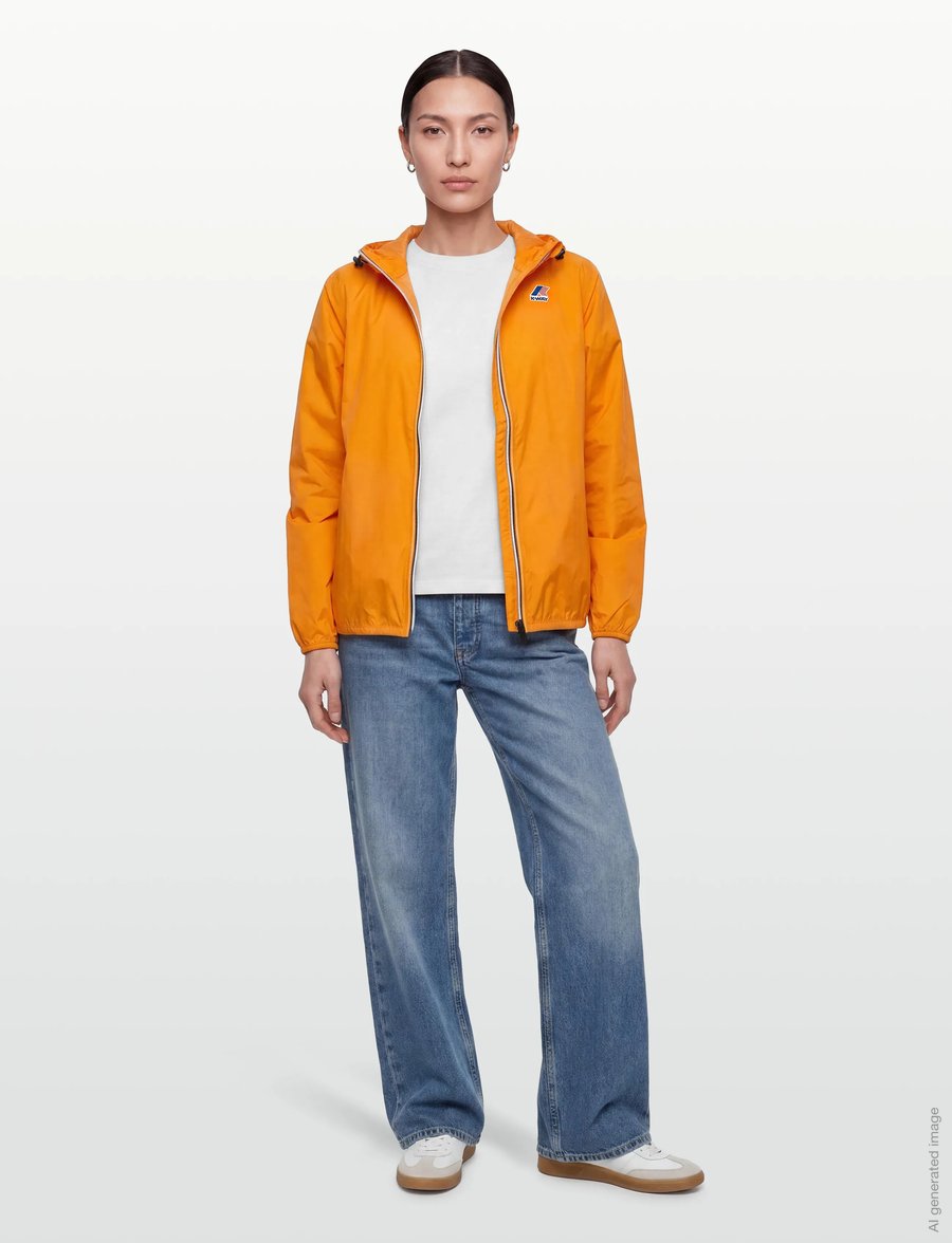 K-Way - LE VRAI 4.0 CLAUDE - vårjackor - orange - 4