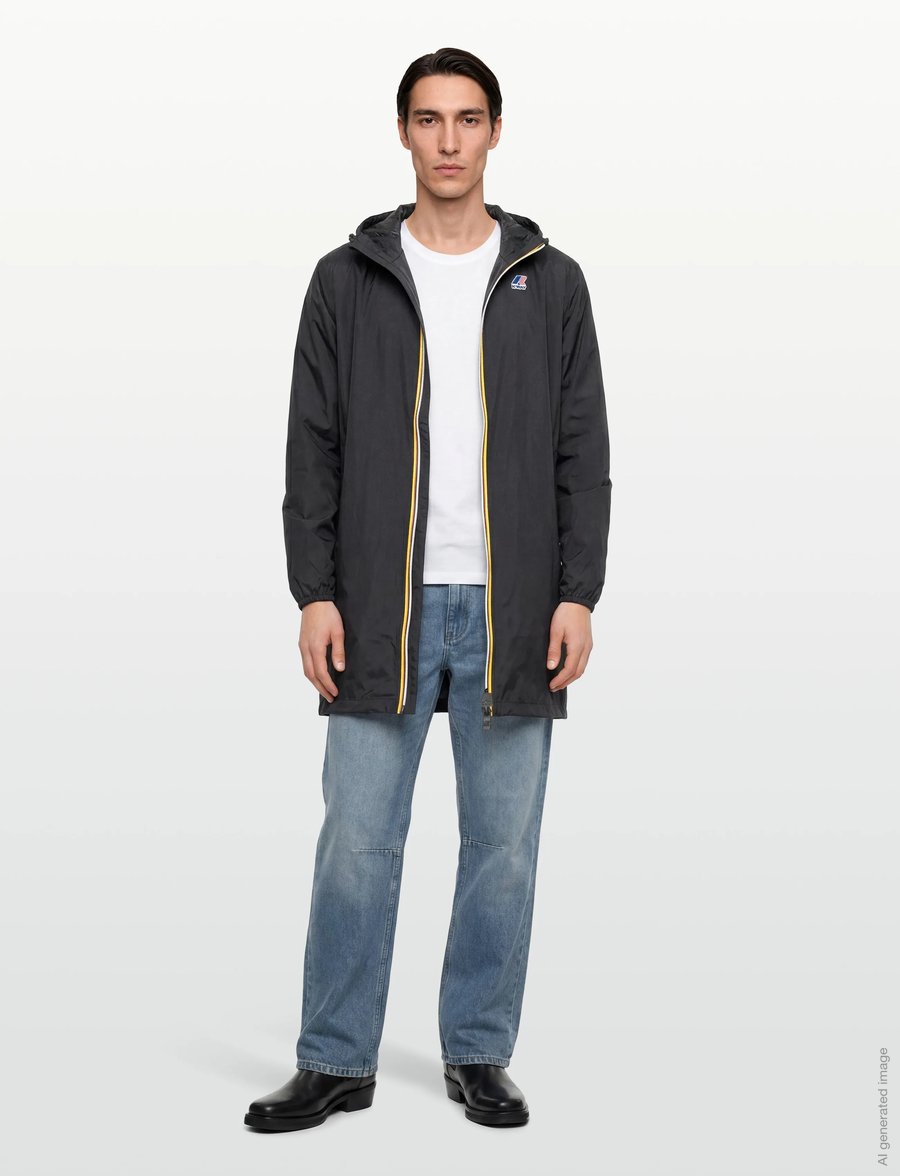 K-Way - LE VRAI 4.0 EIFFEL EAST - forårsjakker - black pure - 0