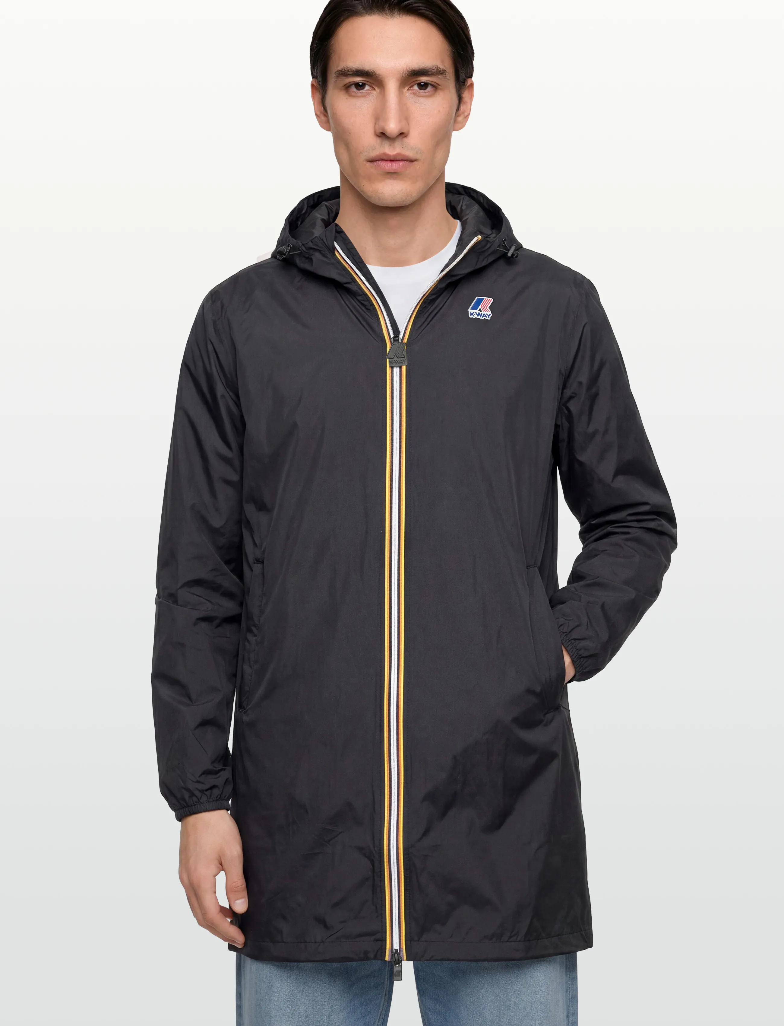 K-Way - LE VRAI 4.0 EIFFEL EAST - pavasarinės striukės - black pure - 3