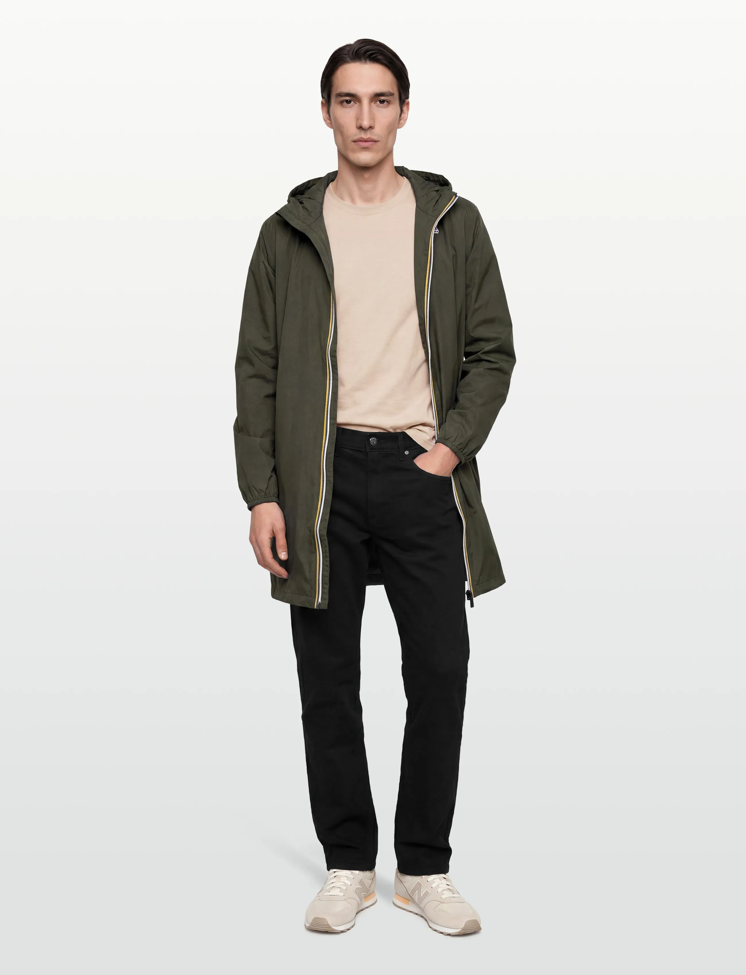 K-Way Le Vrai 4.0 Eiffel East, XXL, Khaki green, Jakker > Lette Jakker, Herre