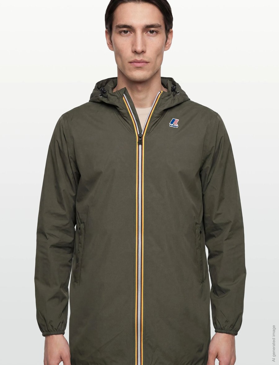 K-Way - LE VRAI 4.0 EIFFEL EAST - vestes de printemps - green blackish - 3