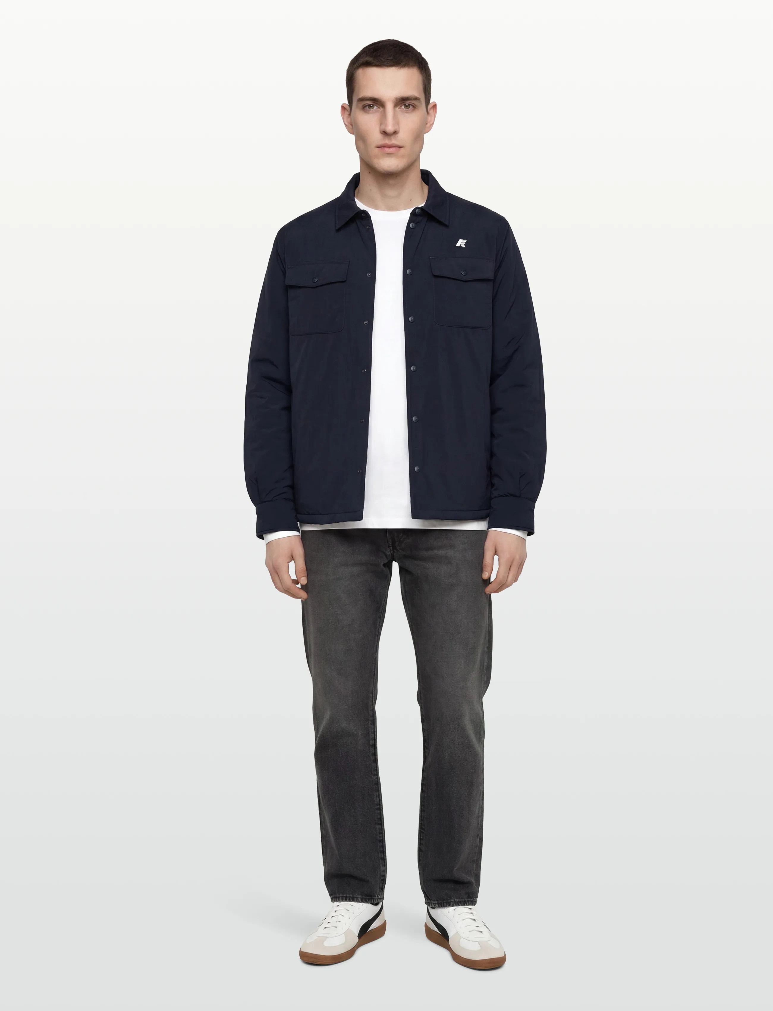K-Way Umbert Plain Warm, XL, Navy, Jakker > Vatterede Jakker, Herre