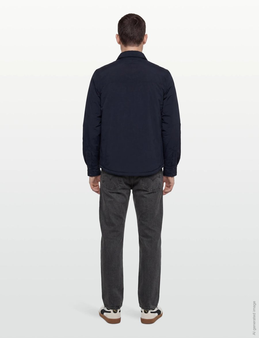 K-Way - UMBERT PLAIN WARM - daunenjacken - blue depth - 4