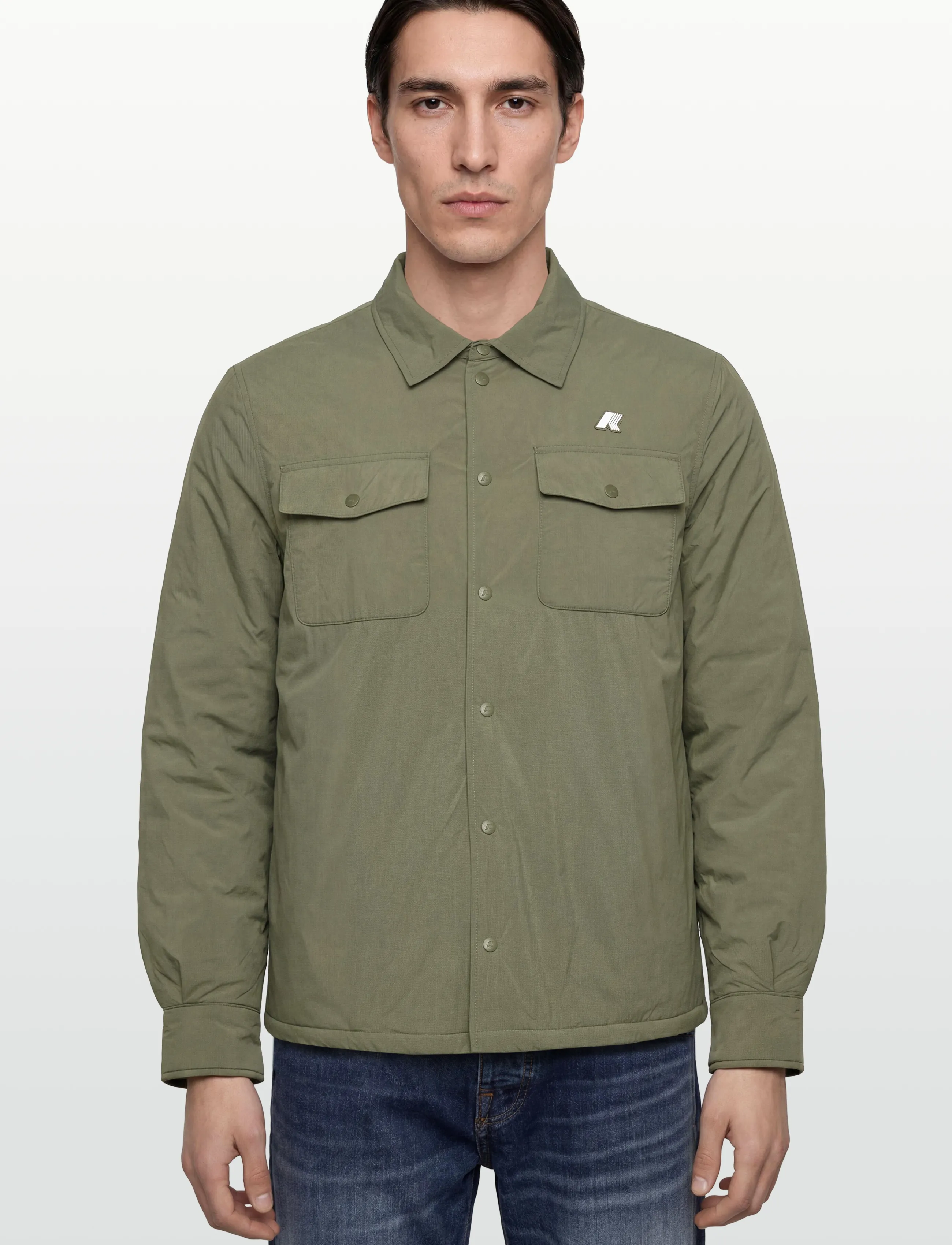 K-Way - UMBERT PLAIN WARM - down jackets - green lichen - 3