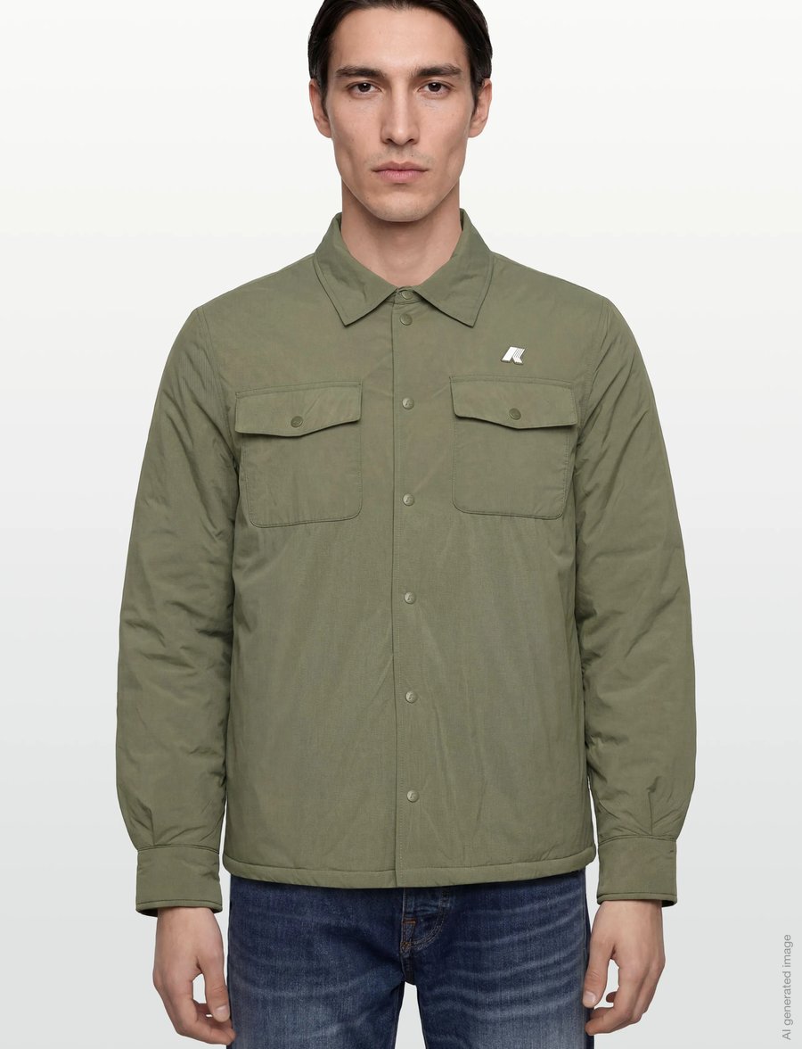 K-Way - UMBERT PLAIN WARM - vestes matelassées - green lichen - 3