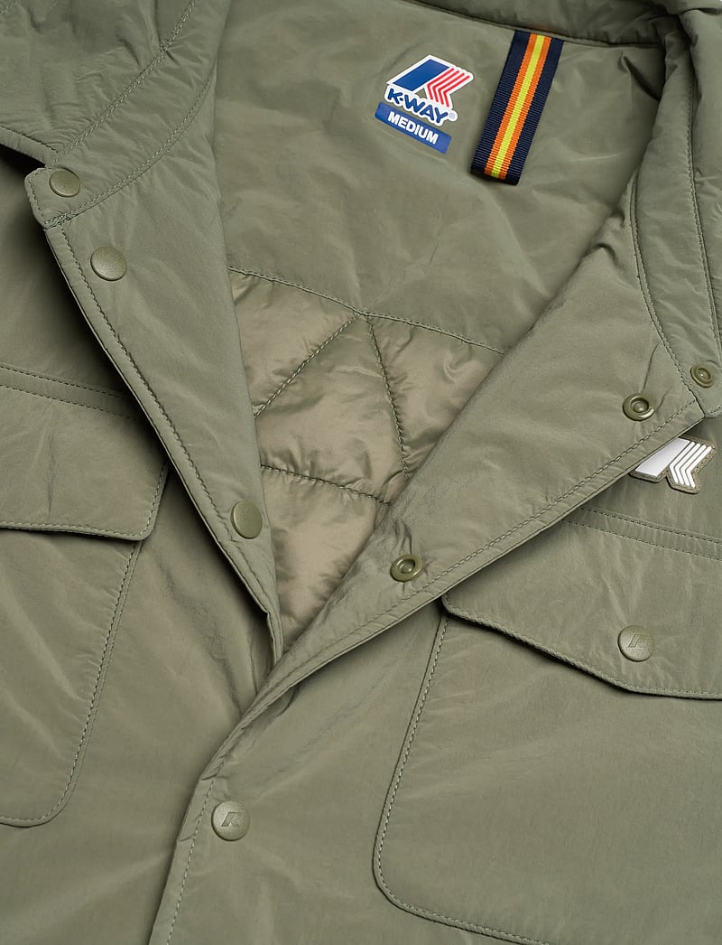 K-Way - UMBERT PLAIN WARM - dunjakker - green lichen - 2