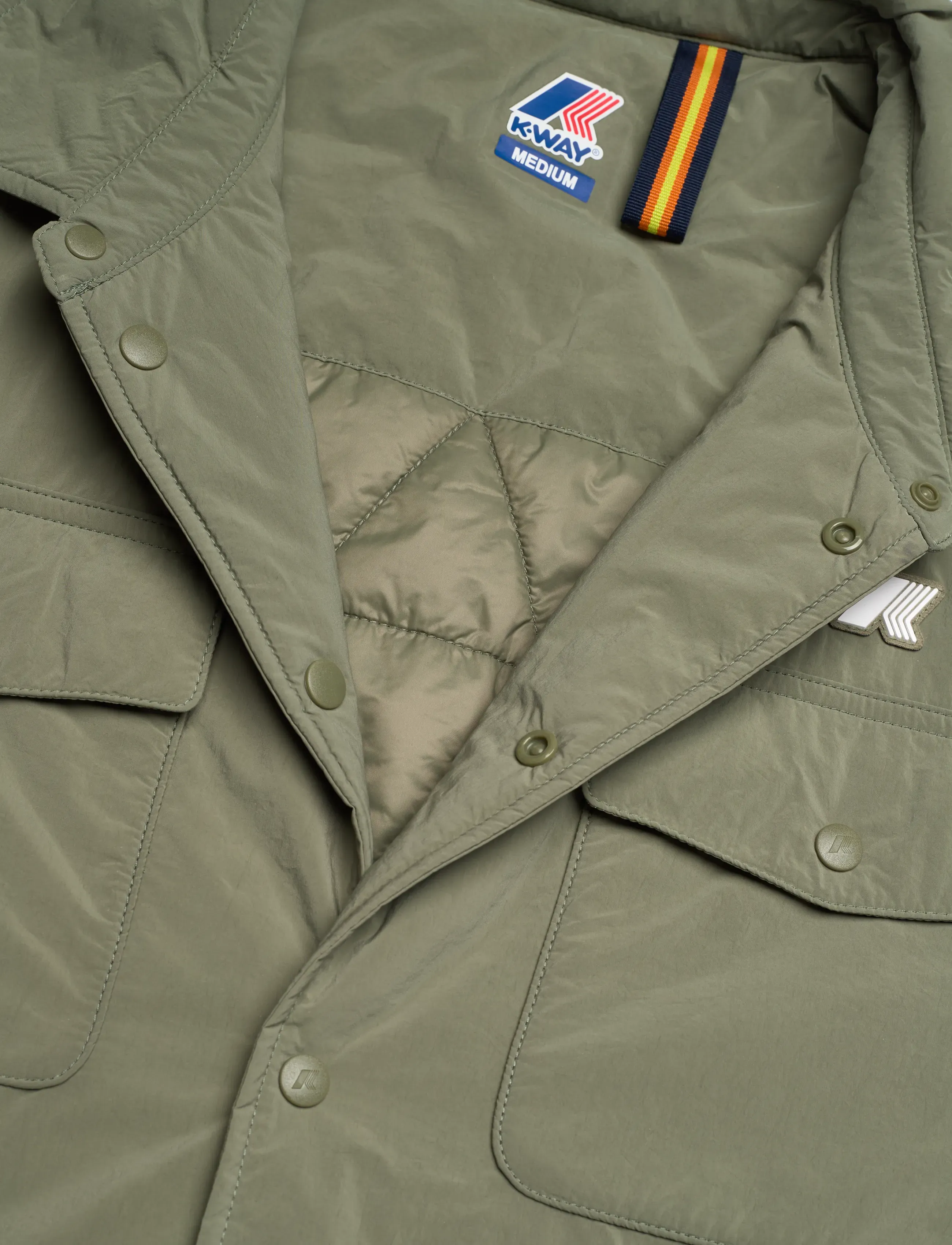 K-Way - UMBERT PLAIN WARM - down jackets - green lichen - 5