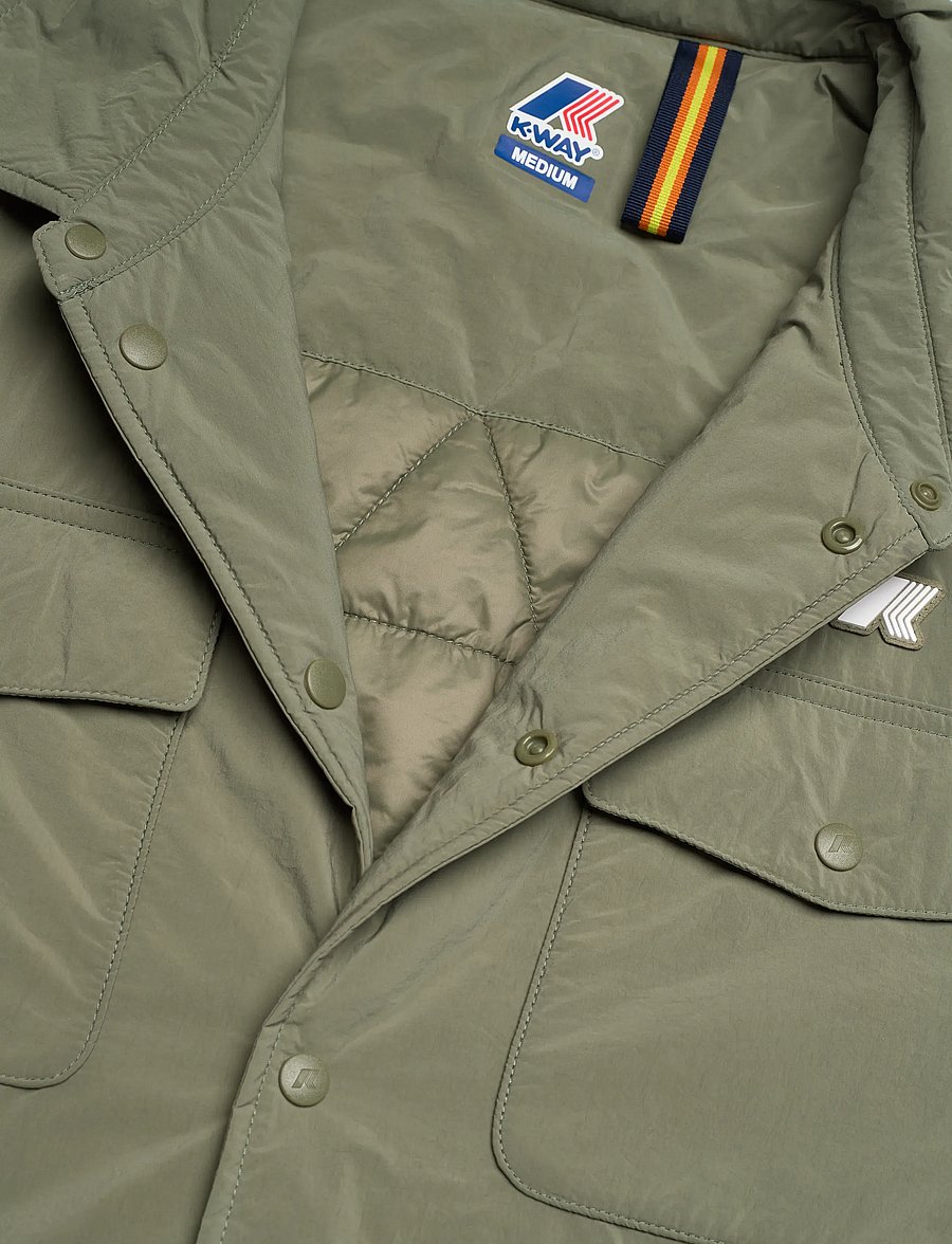 K-Way - UMBERT PLAIN WARM - vestes matelassées - green lichen - 5