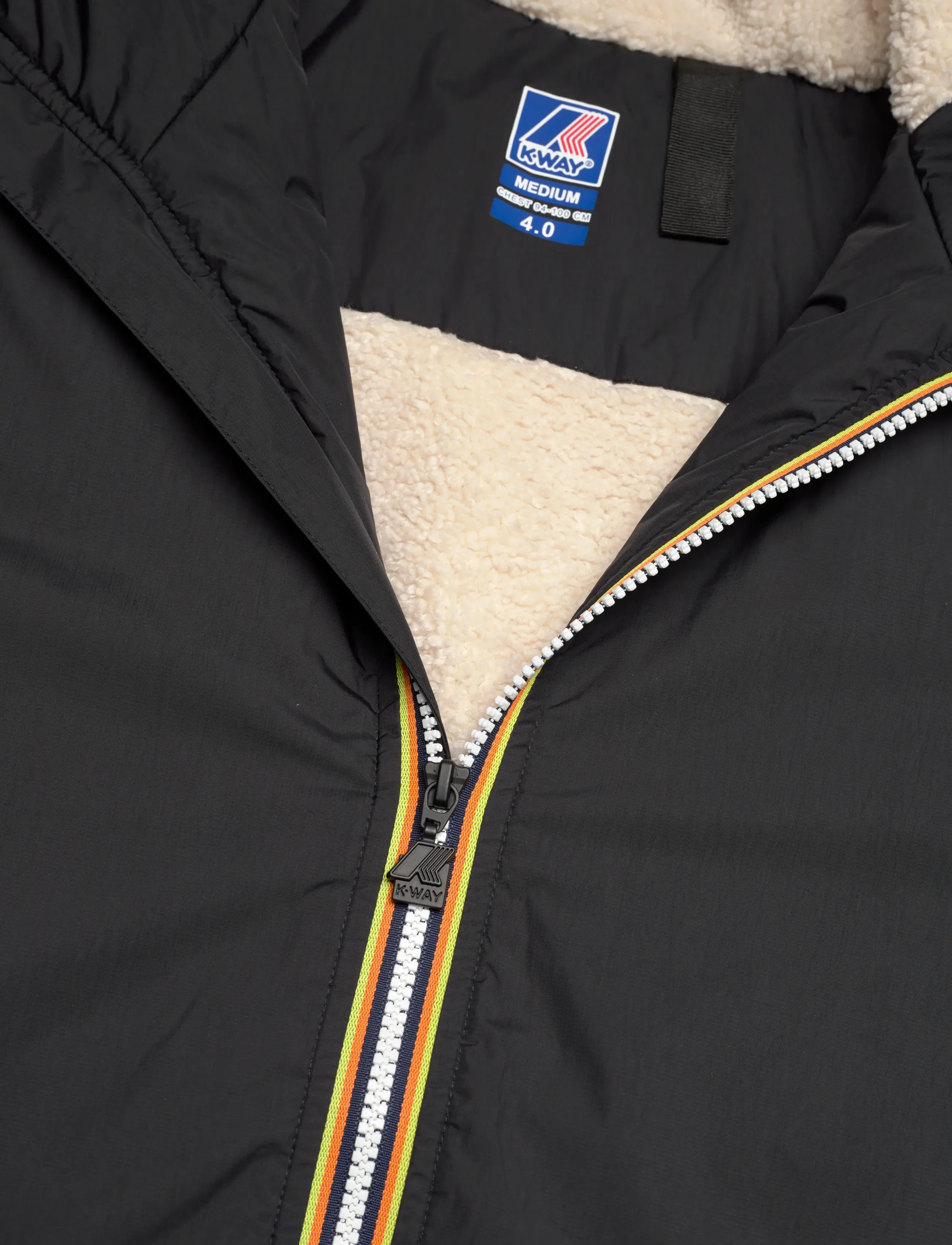 K-Way - LE VRAI 4.0 EIFFEL EAST ORSETT - parkas - black pure - 4
