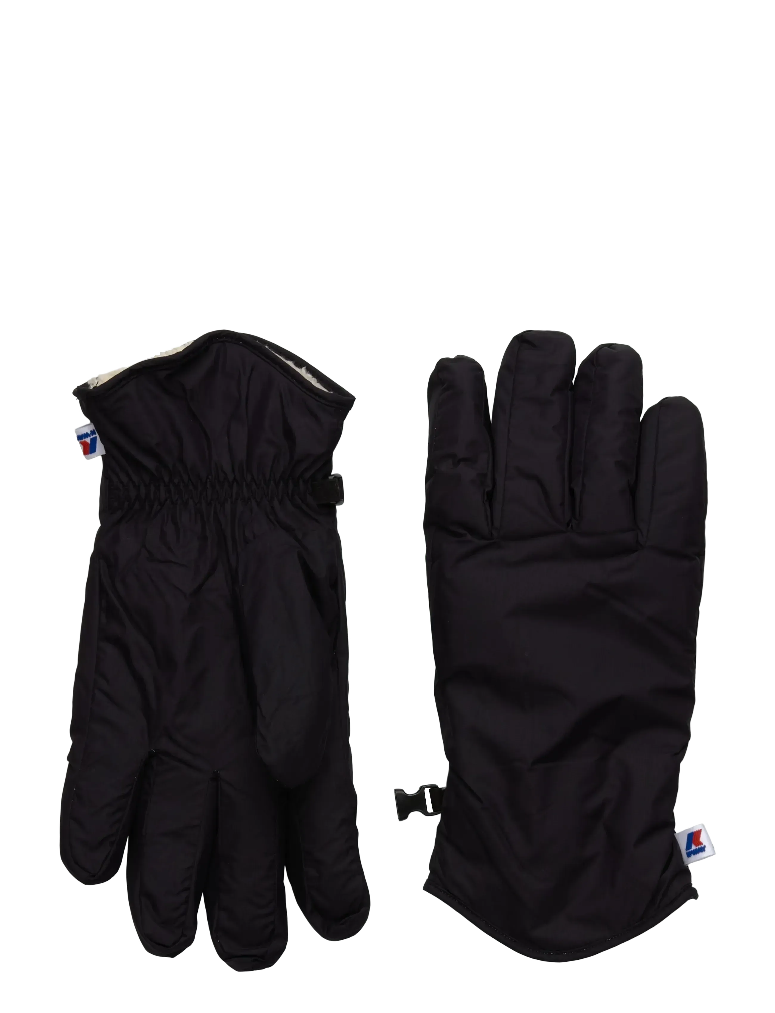 K-Way LE VRAI 4.0 ESTEN ORSETTO - Handschuhe - BLACK PURE / black