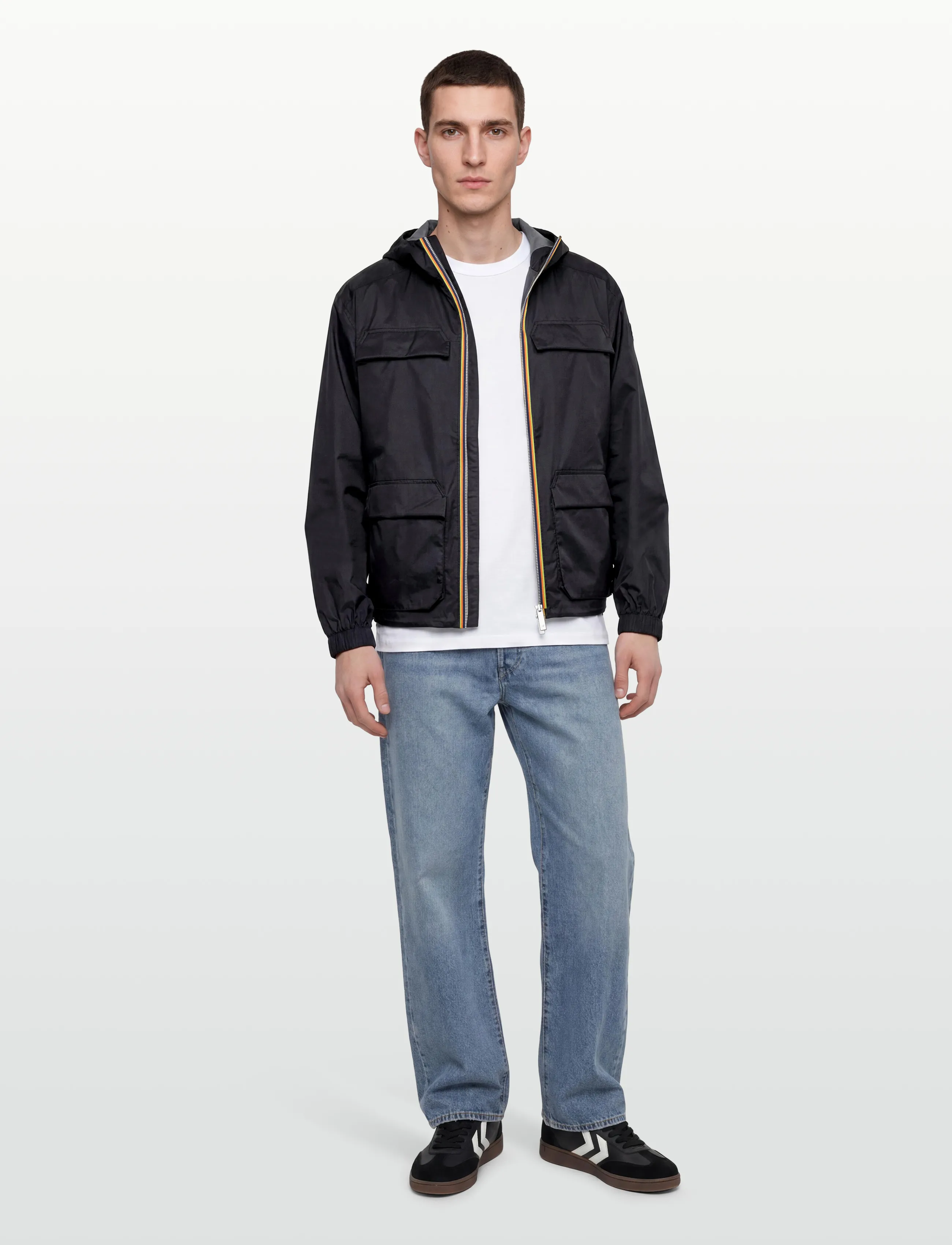 K-Way Clad Extra Light 3L, L, Sport Jackets, Marineblau - Casual Männerswear