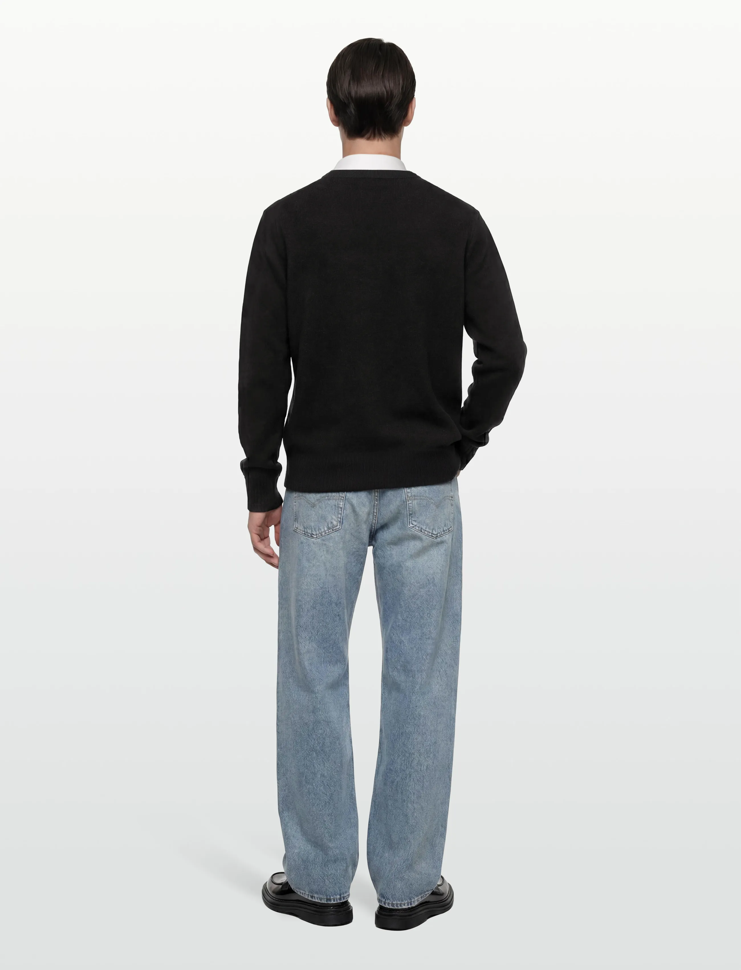 K-Way - BAPTISTE FRENCH TERRY - sweatshirts - black pure - 4