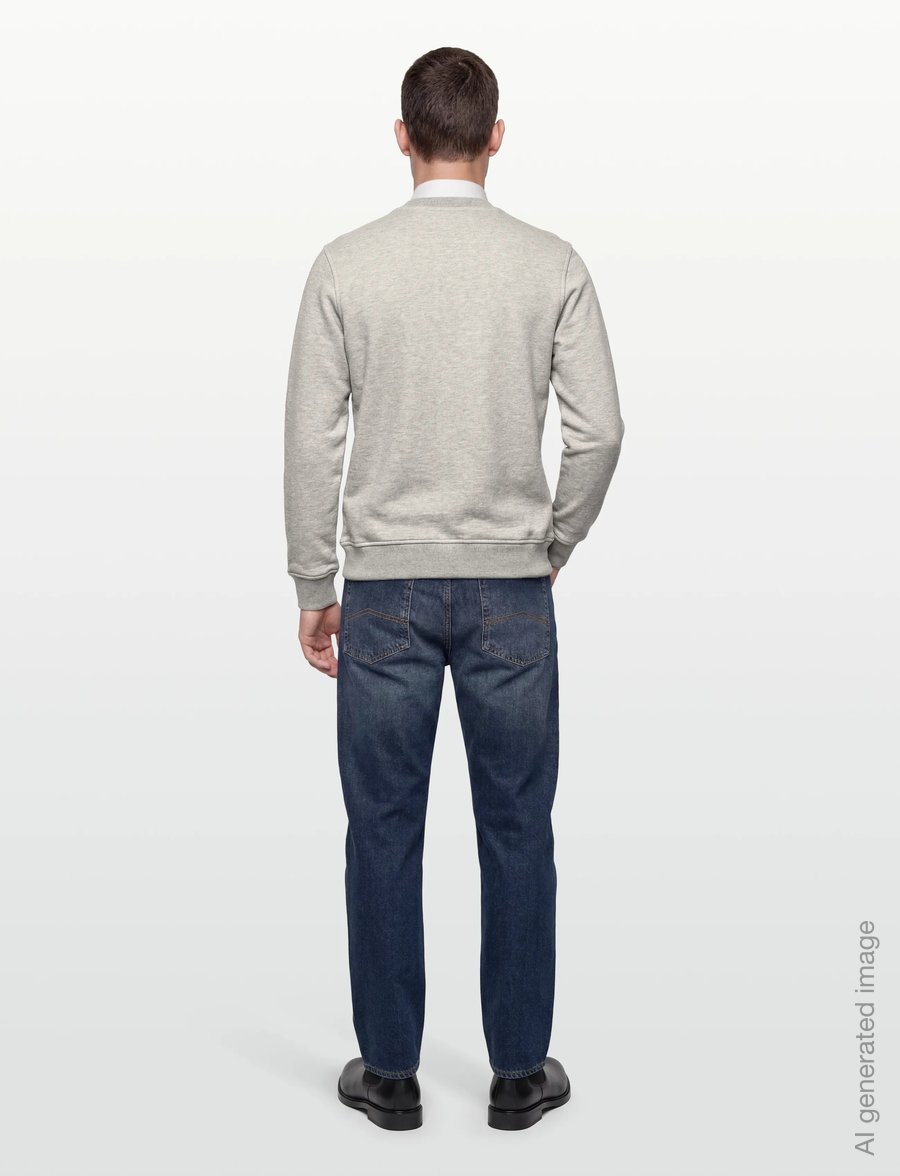 K-Way - BAPTISTE FRENCH TERRY - shop efter stil - grey mid mel - 4