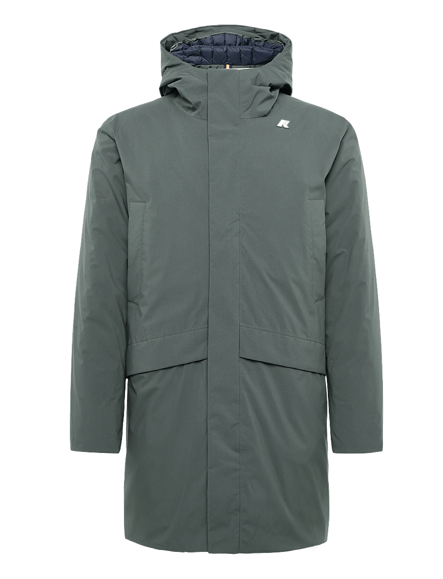 K-Way - JARNO ST THERMO - daunenjacken - green blackish - blue depth - 1