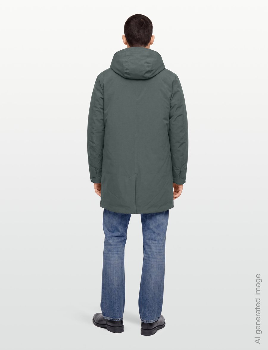 K-Way - JARNO ST THERMO - daunenjacken - green blackish - blue depth - 4