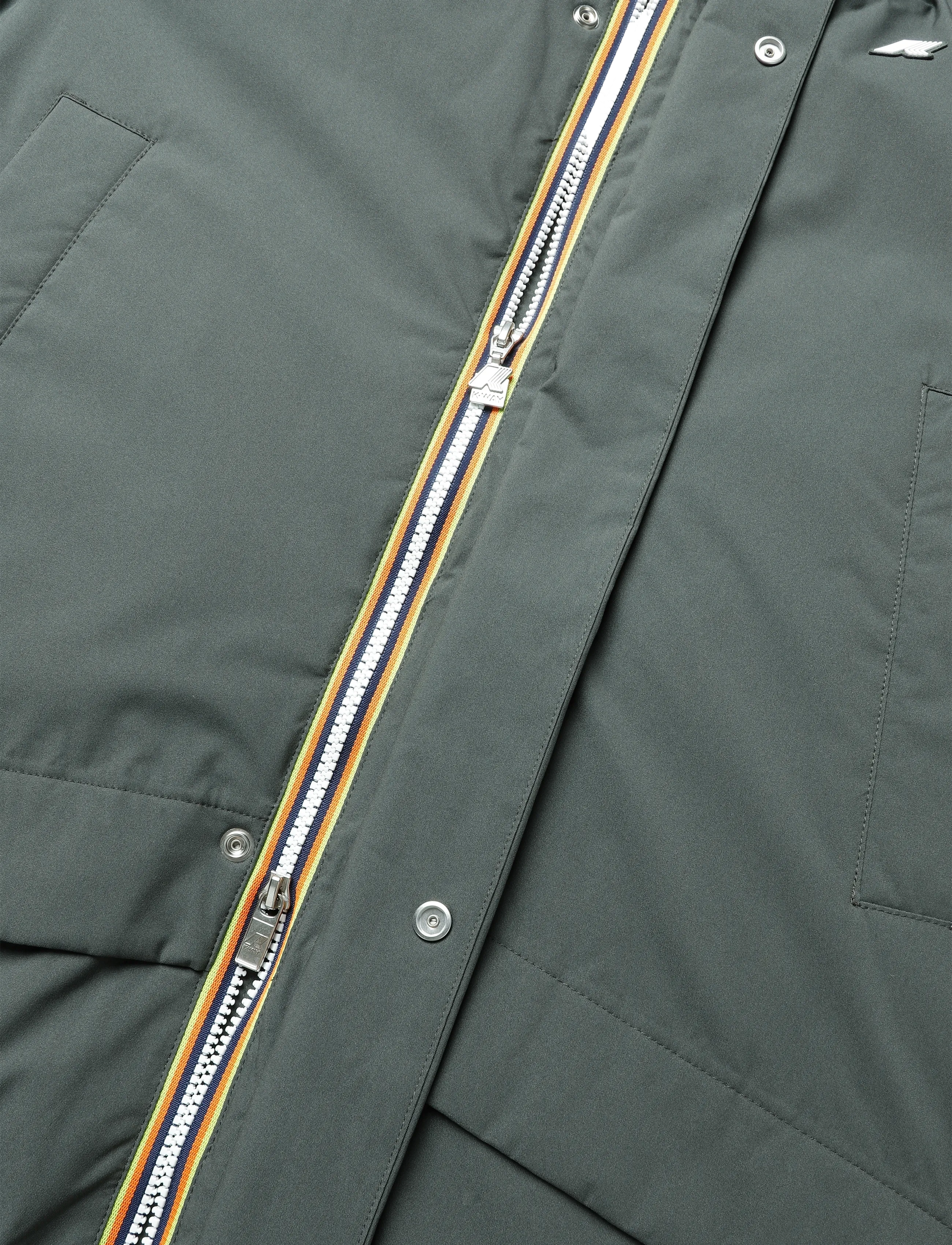 K-Way - JARNO ST THERMO - green blackish  - blue depth - 3