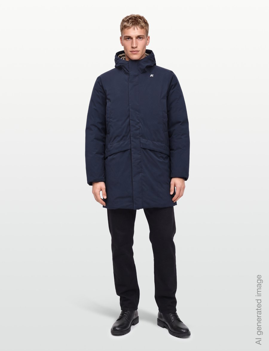 K-Way - JARNO ST THERMO - winterjacken - blue depth - green army - 0