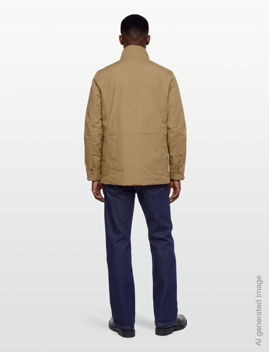 K-Way - MANUENE WARM MICRO CANVAS - daunenjacken - beige khaki - 4