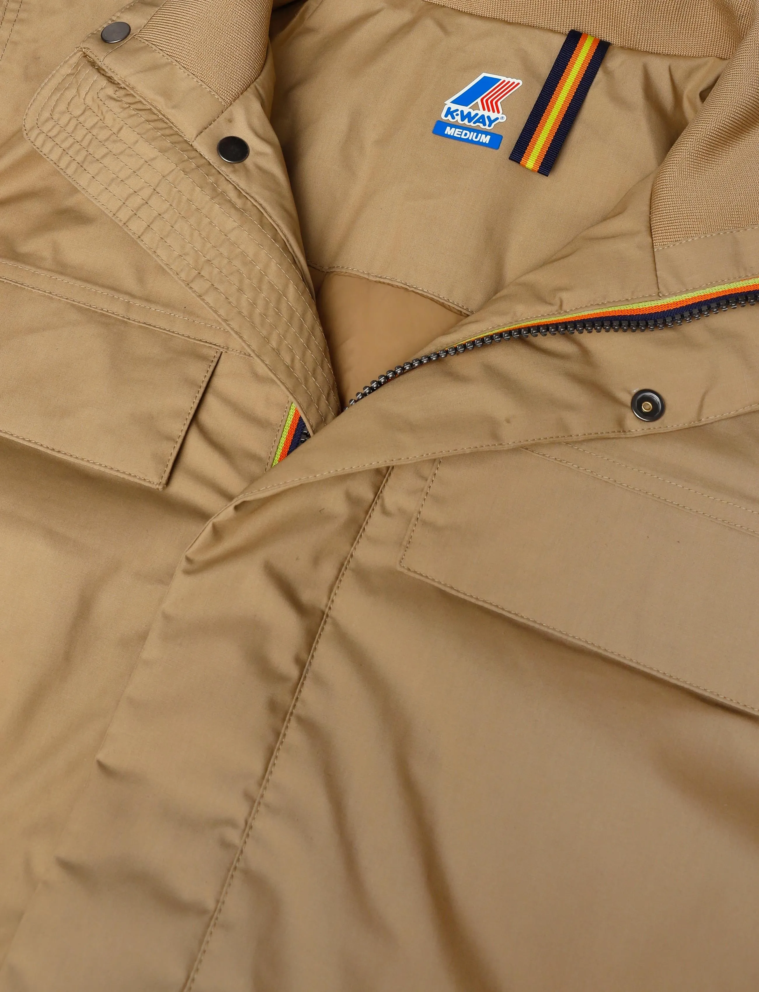 K-Way - MANUENE WARM MICRO CANVAS - sulejoped - beige khaki - 2
