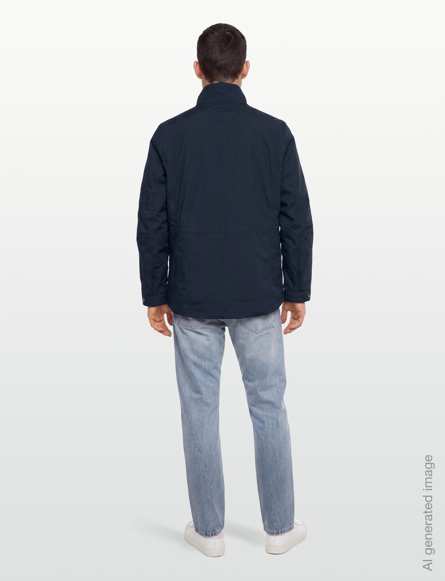 K-Way - MANUENE WARM MICRO CANVAS - sulejoped - blue depth - 4