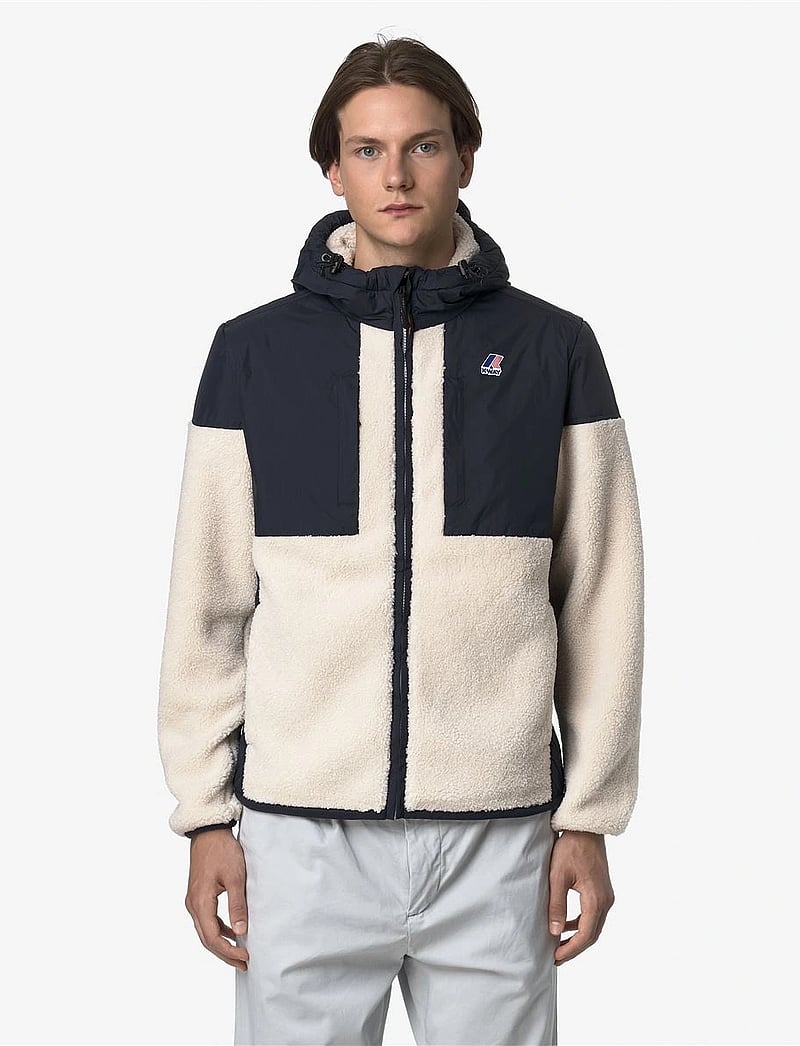 K-Way - SAMSON 4.0 ORSETTO - teddytröjor - blue depth-ecru - 0