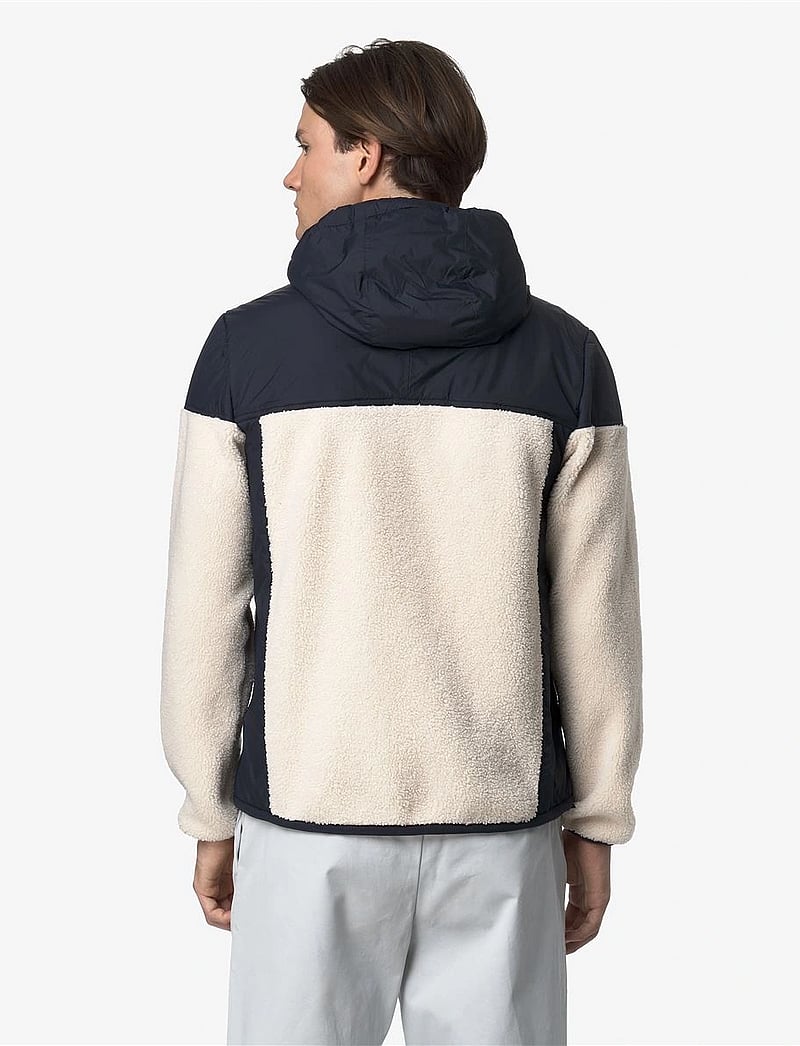 K-Way - SAMSON 4.0 ORSETTO - teddytröjor - blue depth-ecru - 3