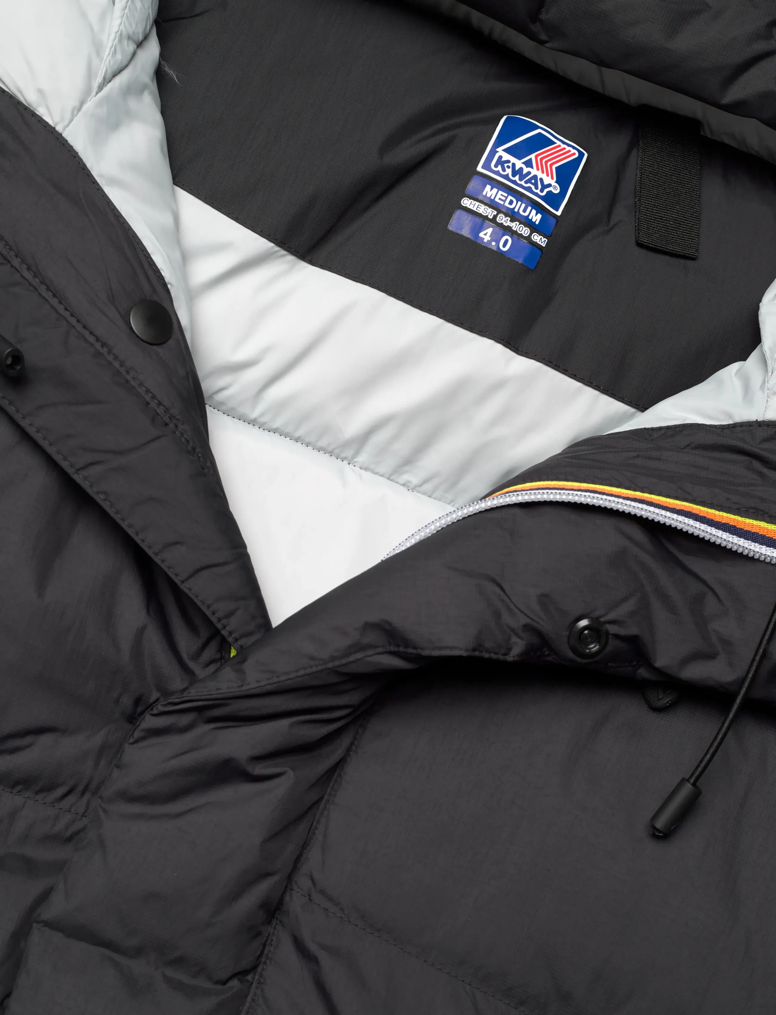 K-Way - LE VRAI 4.0 AURELE HEAVY WARM - kurtki puchowe - black pure - 2