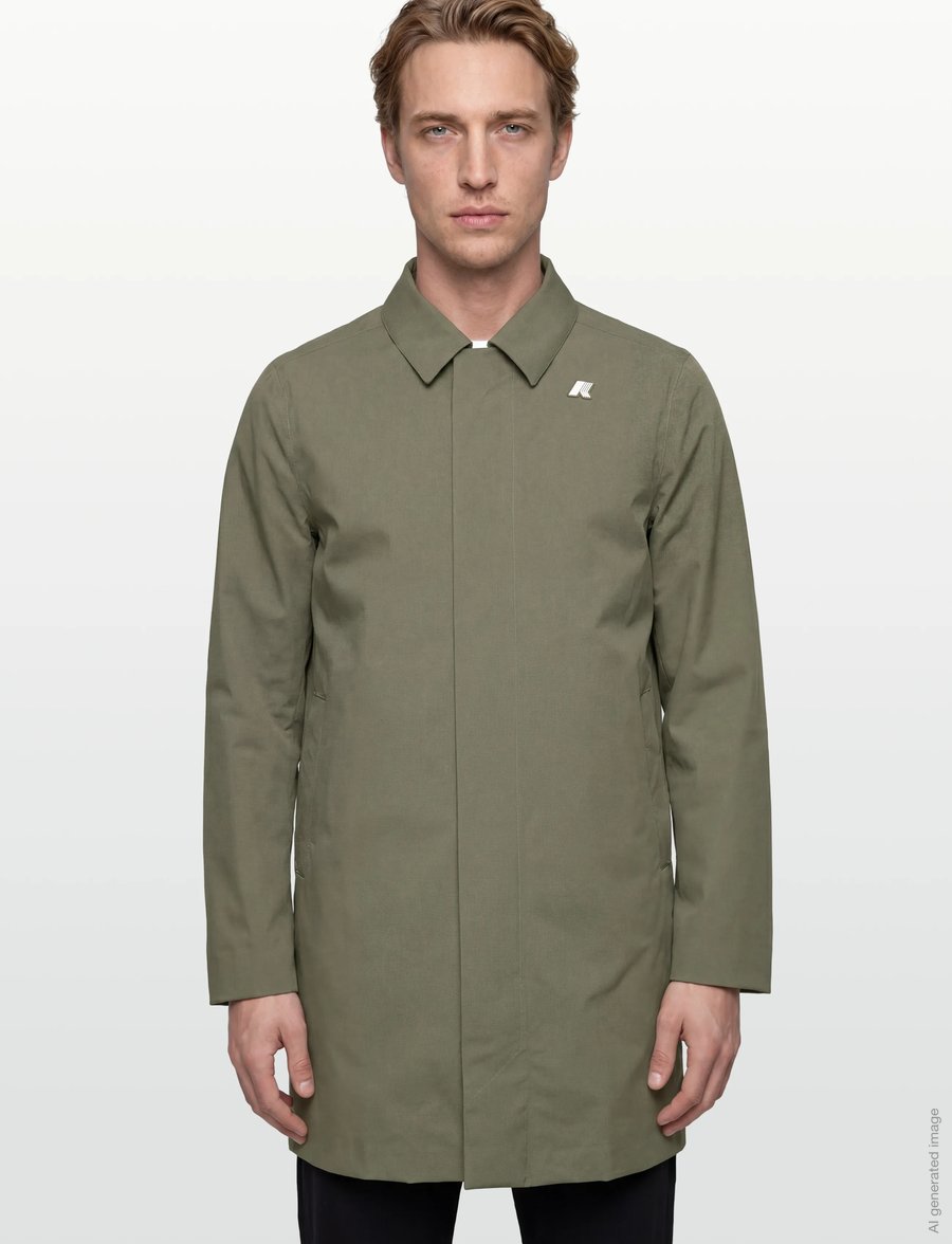 K-Way - KENLEY STRETCH 2L - leichte mäntel - green lichen - 3