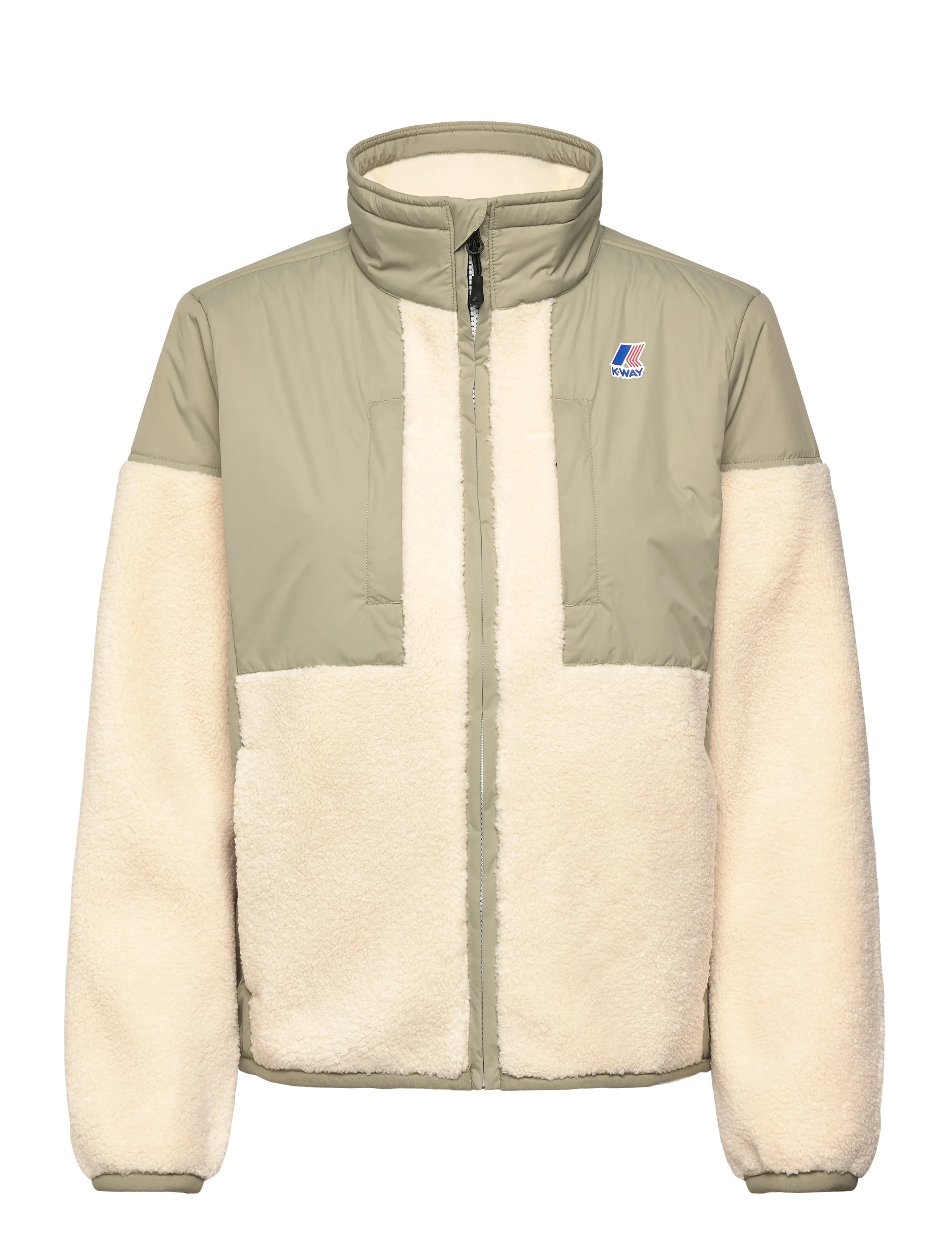 K-Way Sixte 4.0 Orsetto, XL, Cream, Sweatshirts & Hoodies > Fleeces, Herre