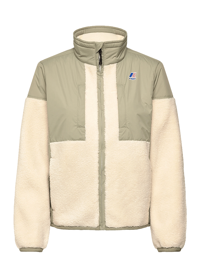 K-Way - SIXTE 4.0 ORSETTO - fleece-pullover - green oak-ecru - 0