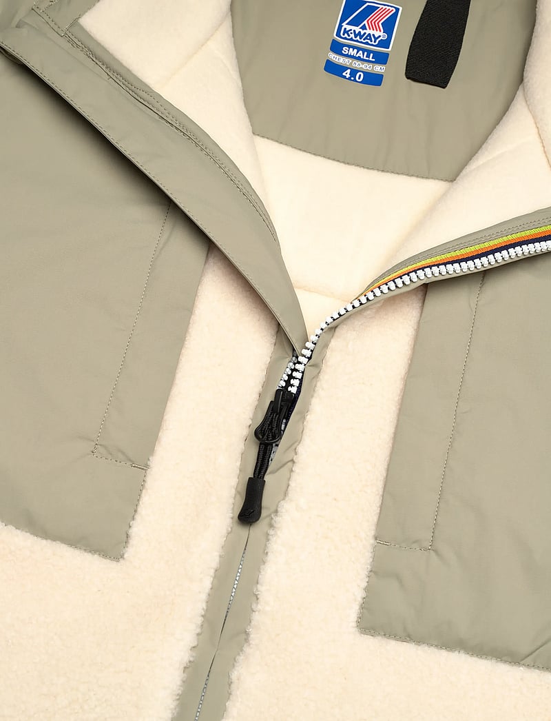 K-Way - SIXTE 4.0 ORSETTO - fleece-pullover - green oak-ecru - 2