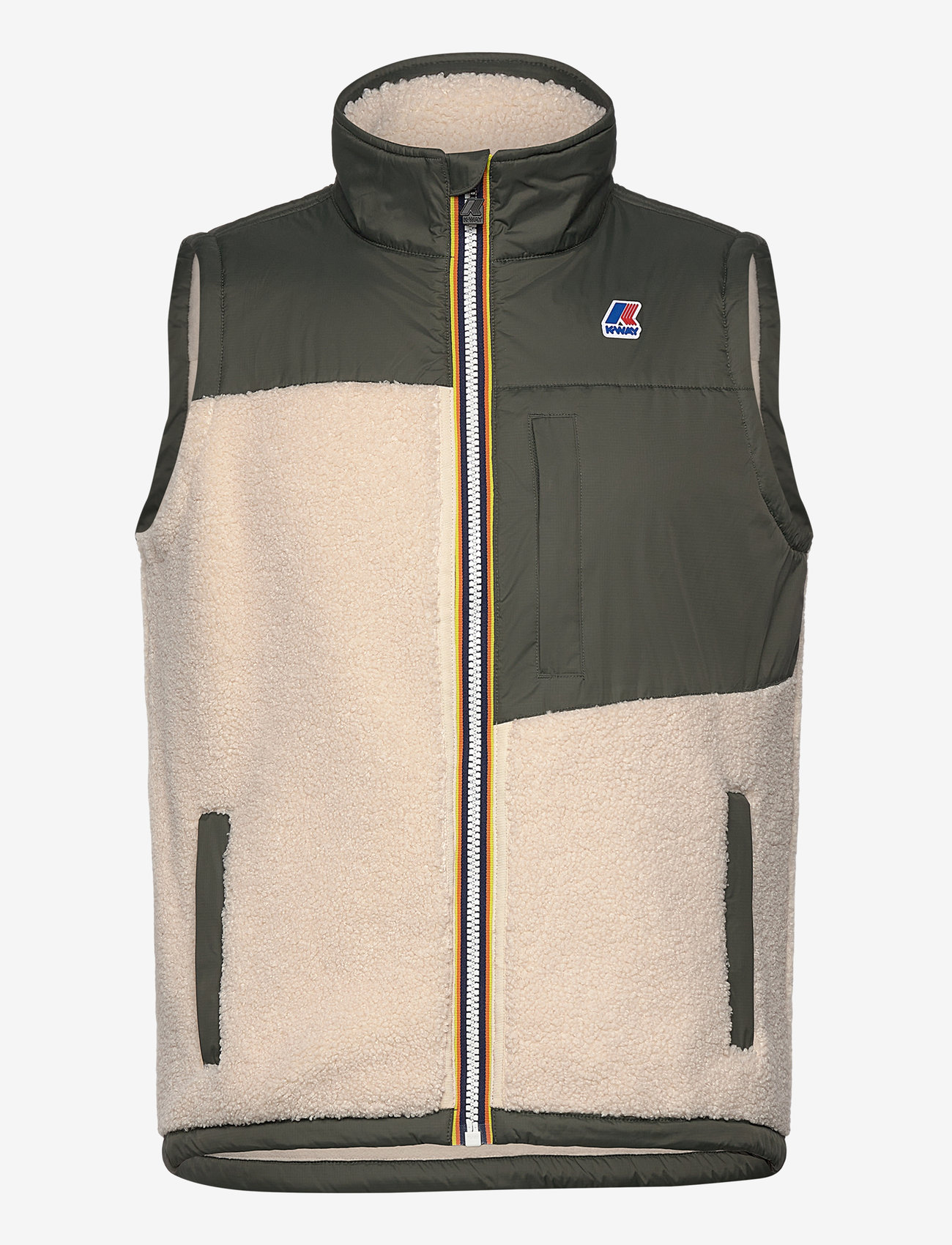 K-Way - LE VRAI 3.0 NEIZE ORSETTO - ecru-green blackish - 0