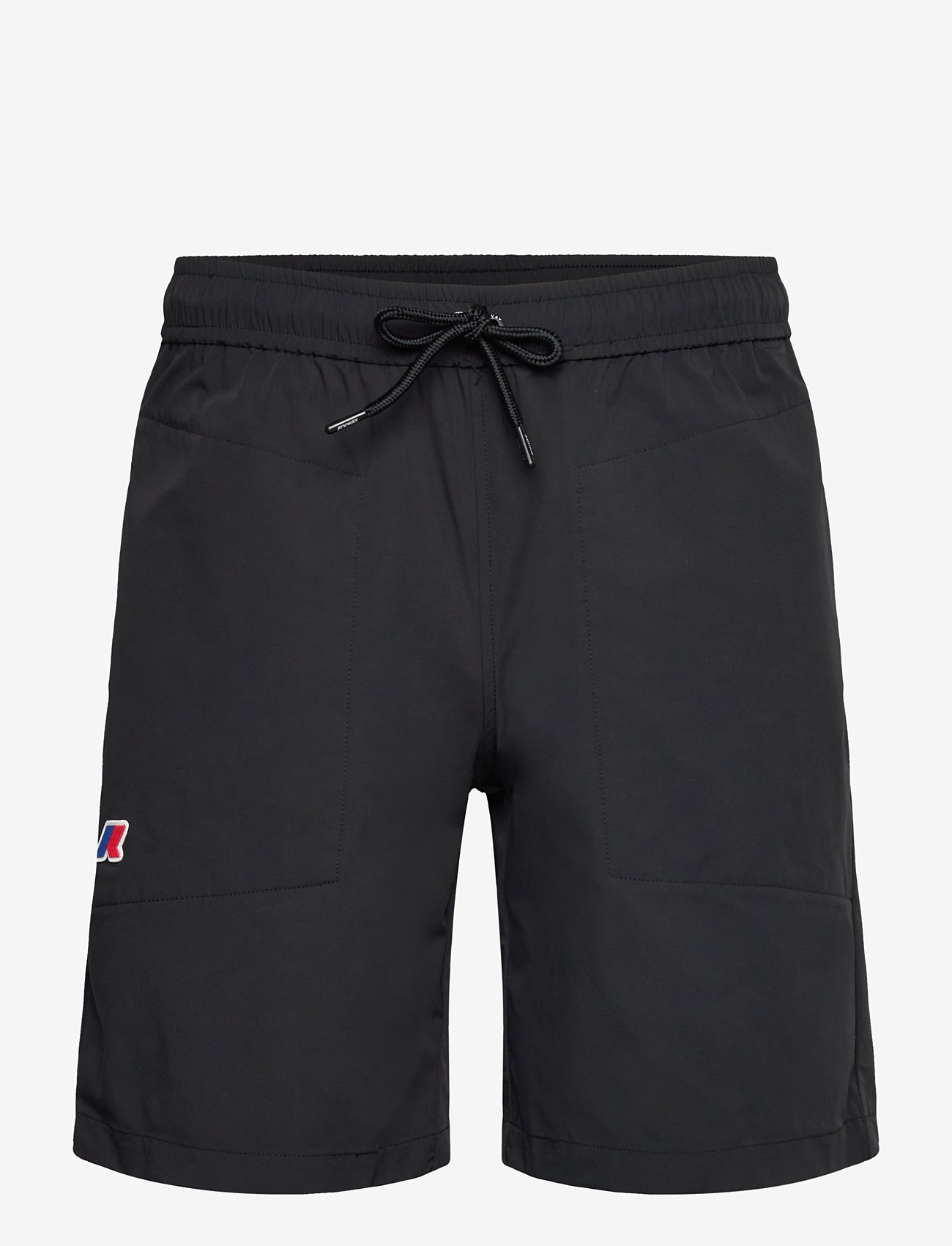 K-Way - NESTY TRAVEL - sweatshorts - black pure - 0