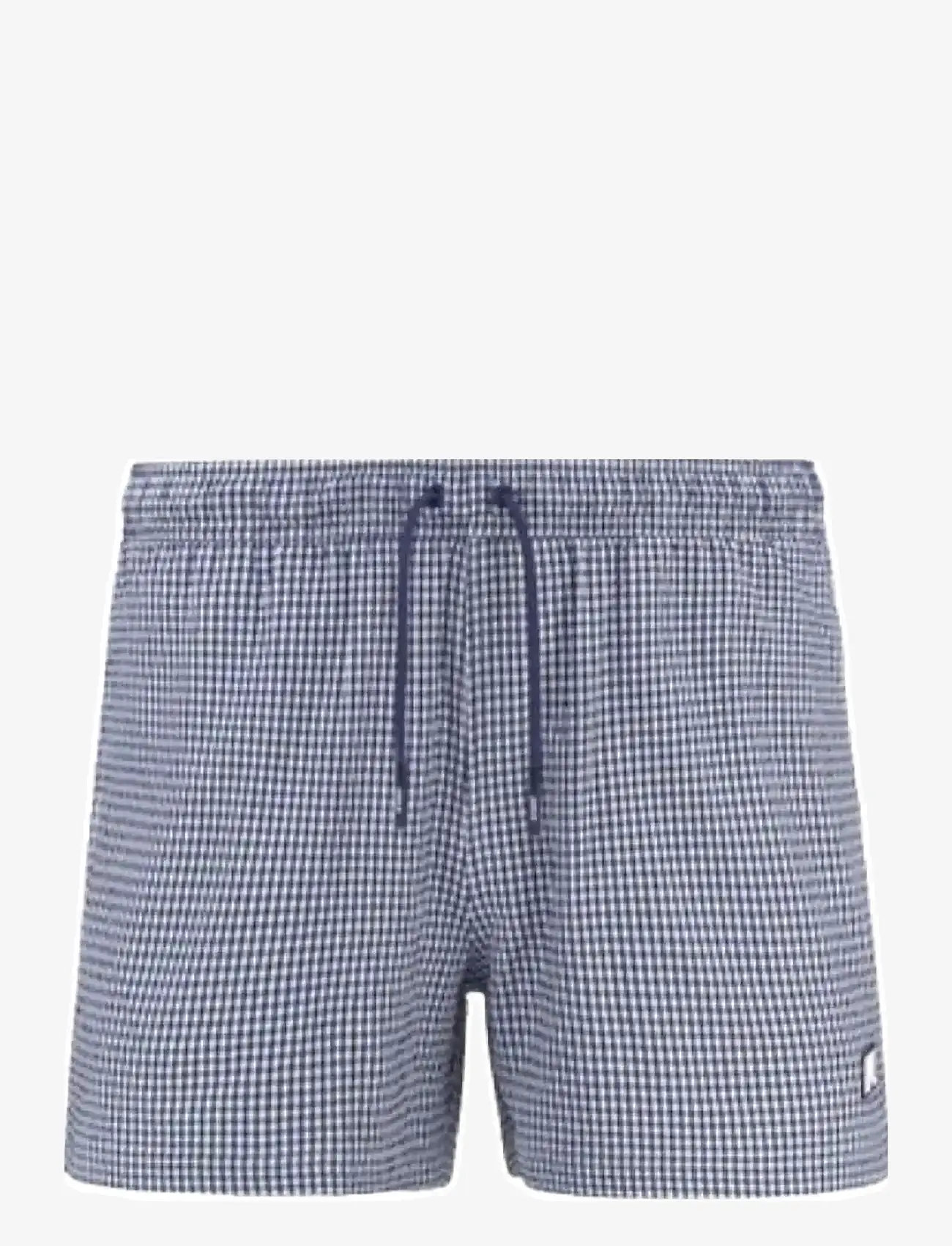 K-Way - HAZEL CHECK BEACH - swim shorts - white - blue deep cobalt - 0