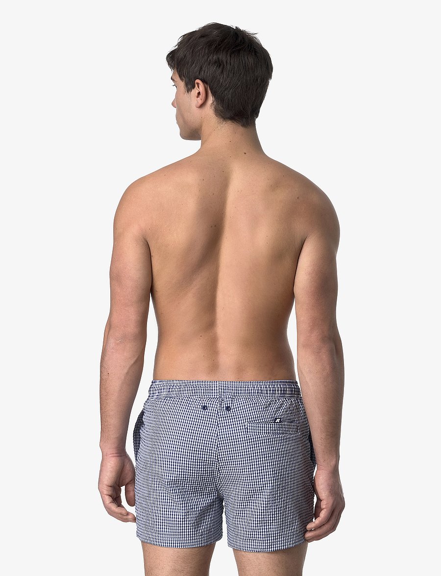 K-Way - HAZEL CHECK BEACH - sundskýlur - white - blue deep cobalt - 2