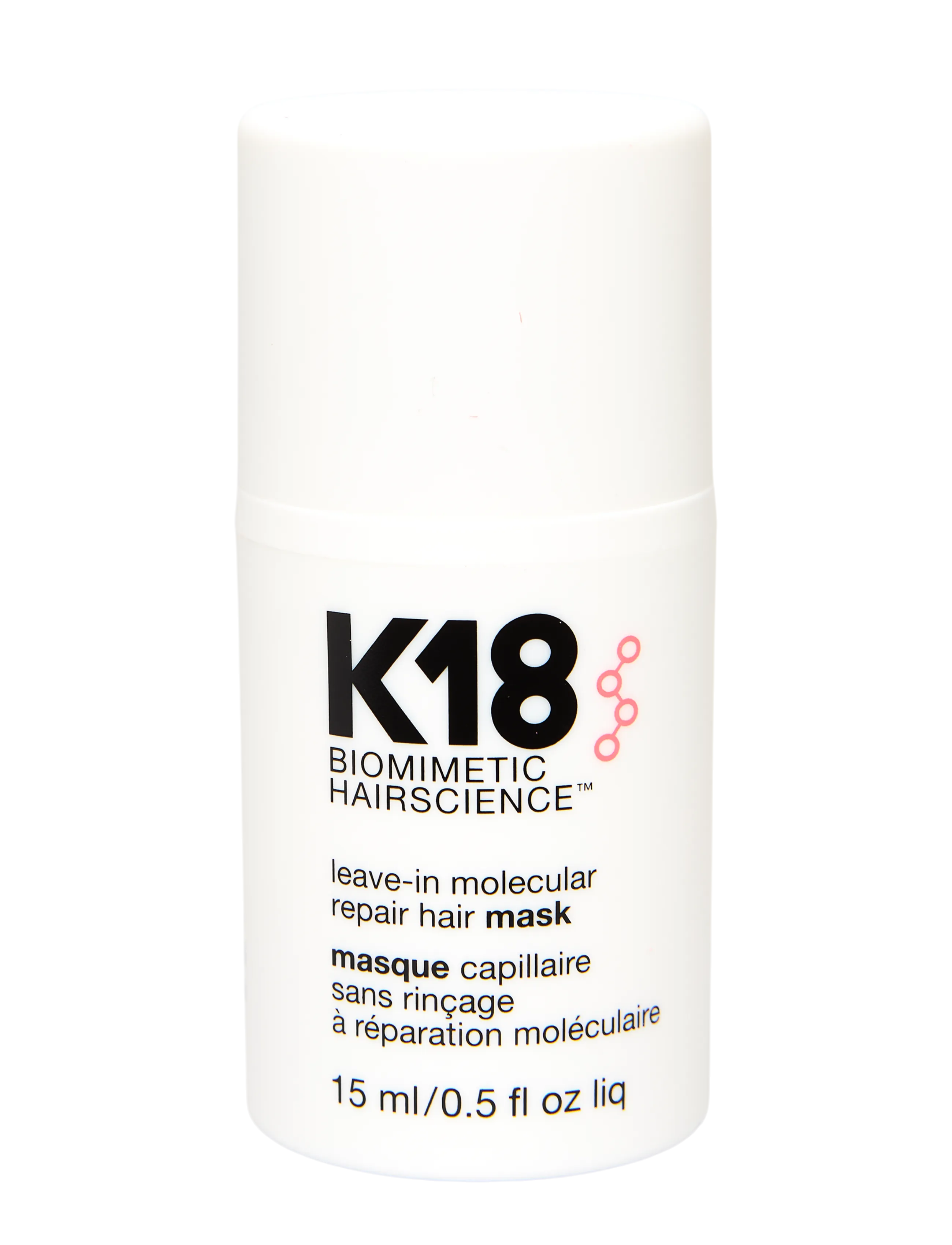K18 K18 Leave-In Molecular Repair Hair Mask, 15 ml - Hiustuotteet - CLEAR / undefined