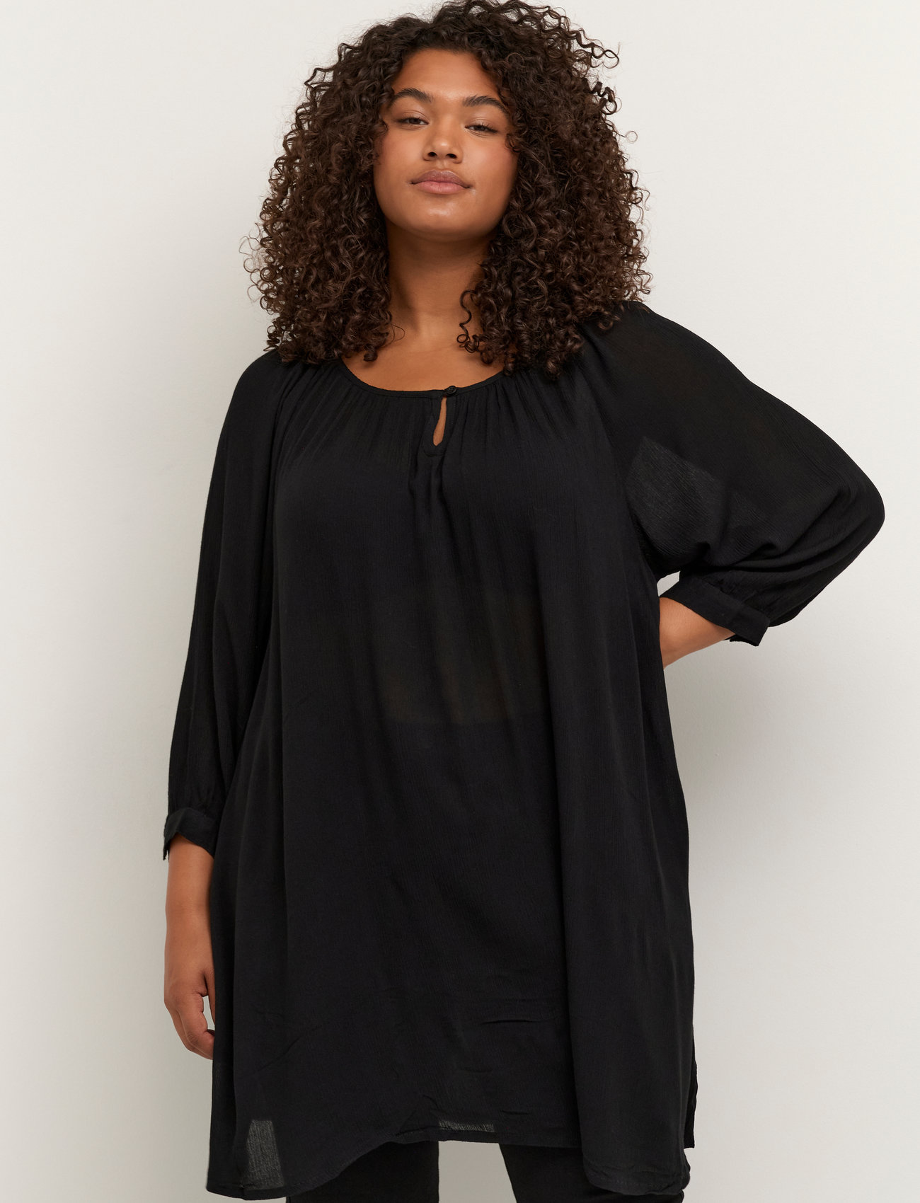 Kaffe Curve Kcami 3/4 Sl Tunic - - 48 1