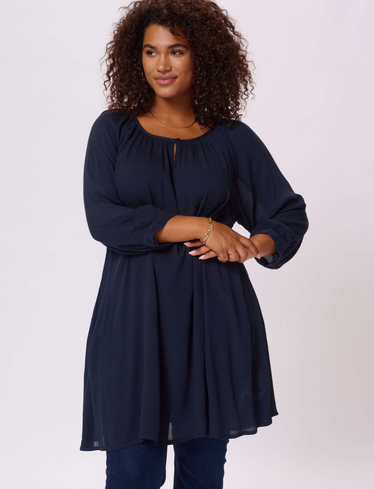 Kaffe Curve Kcami 3/4 Sl Tunic - - 48 2