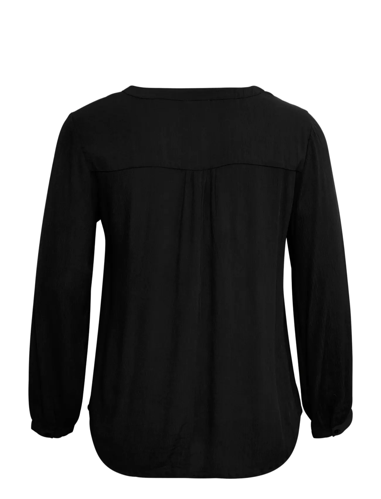 Kaffe Curve - KCami LS Blouse - langärmlige blusen - black deep - 2