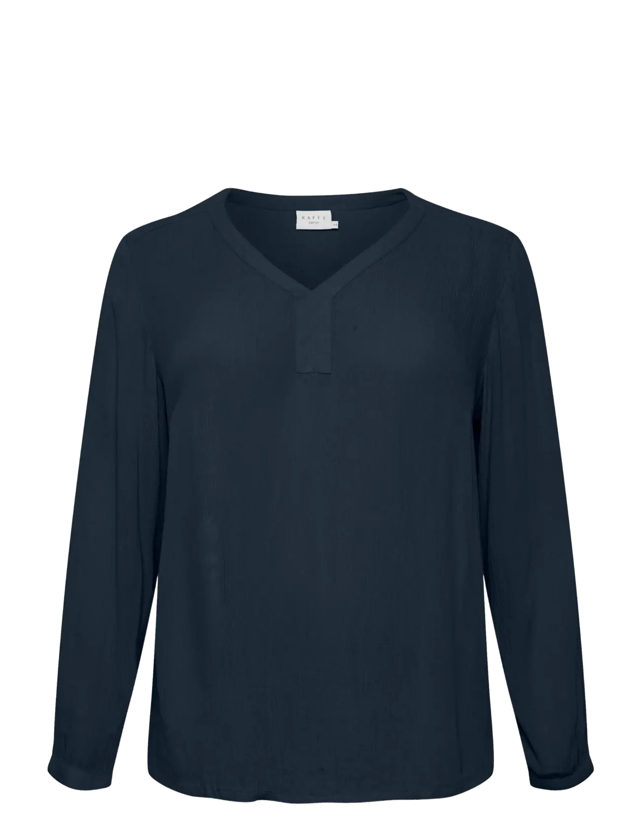 Kaffe Curve - KCami LS Blouse - pikkade varrukatega pluusid - midnight marine - 1