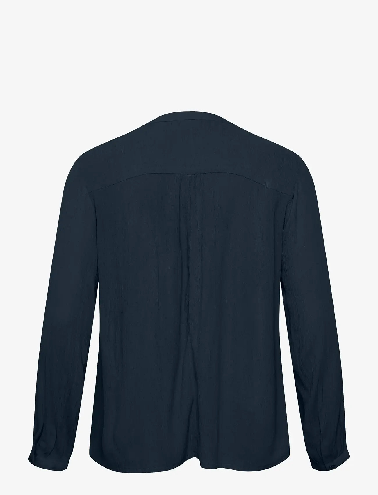 Kaffe Curve - KCami LS Blouse - langærmede bluser - midnight marine - 2