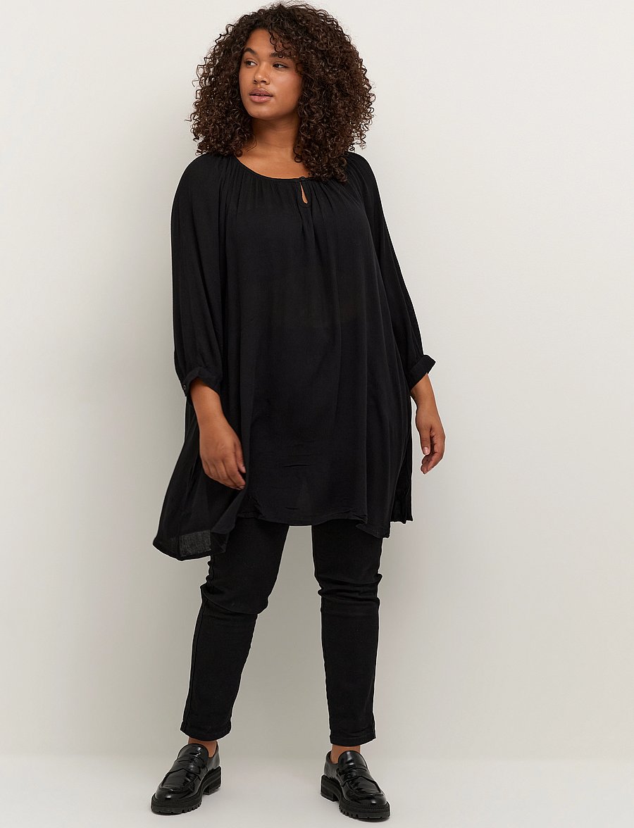 Kaffe Curve - KCami 3/4 SL Tunic - tuniken - black deep - 3