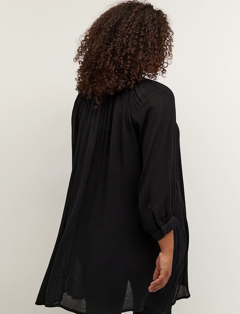 Kaffe Curve - KCami 3/4 SL Tunic - tuniken - black deep - 4