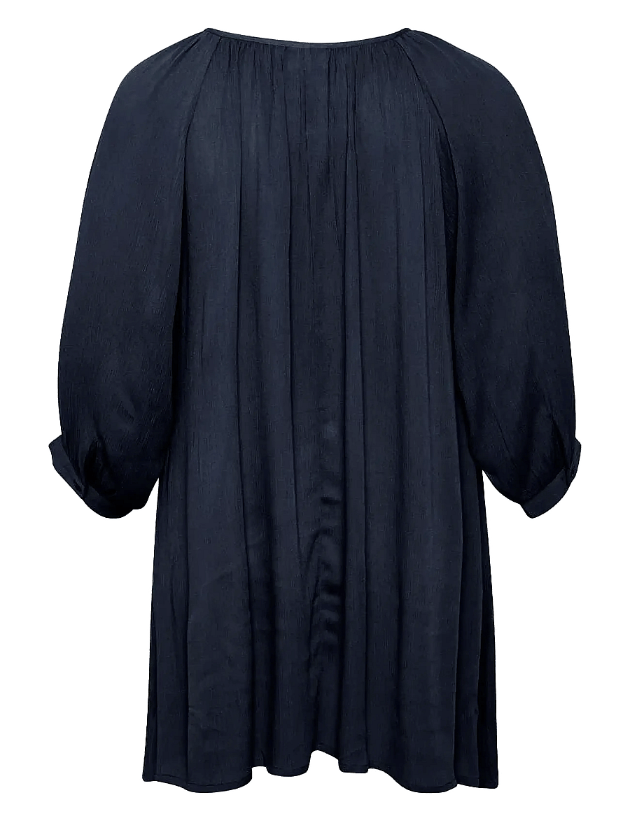Kaffe Curve - KCami 3/4 SL Tunic - tuniken - midnight marine - 2