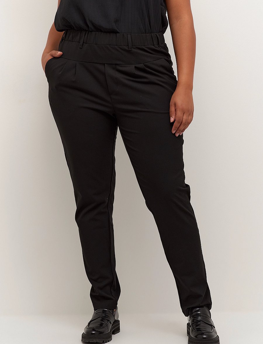 Kaffe Curve - KCjia Pants - slim fit bukser - black deep - 0