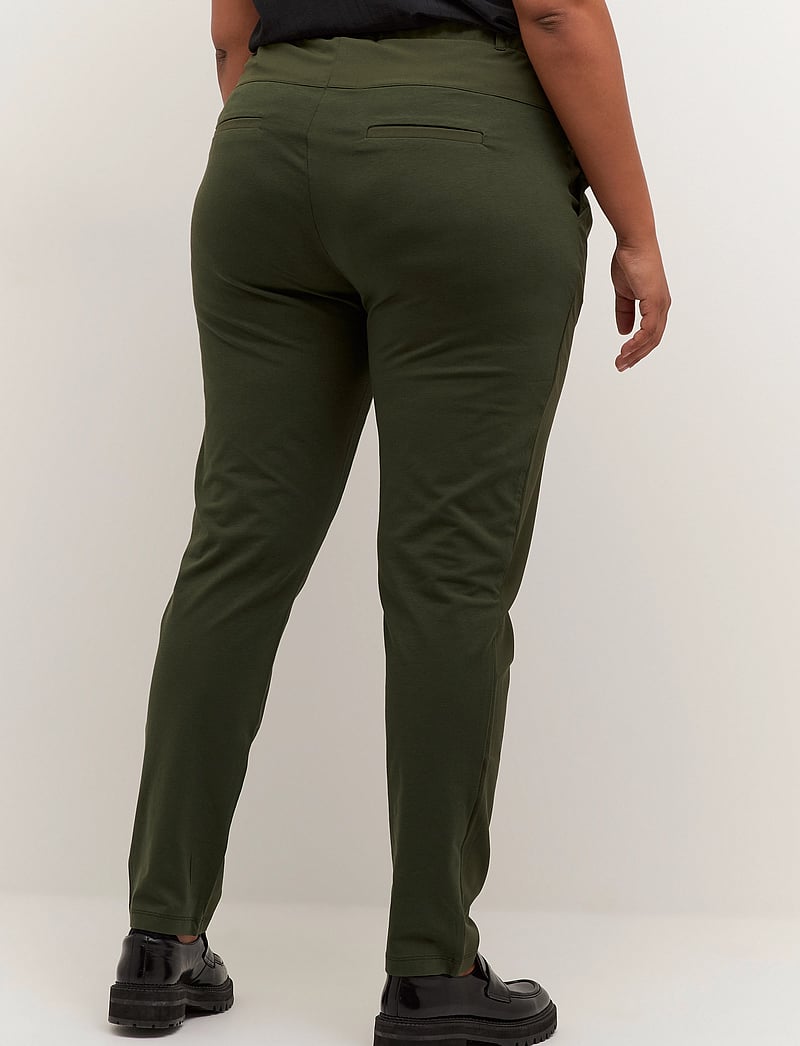 Kaffe Curve - KCjia Pants - slim fit bukser - grape leaf - 4