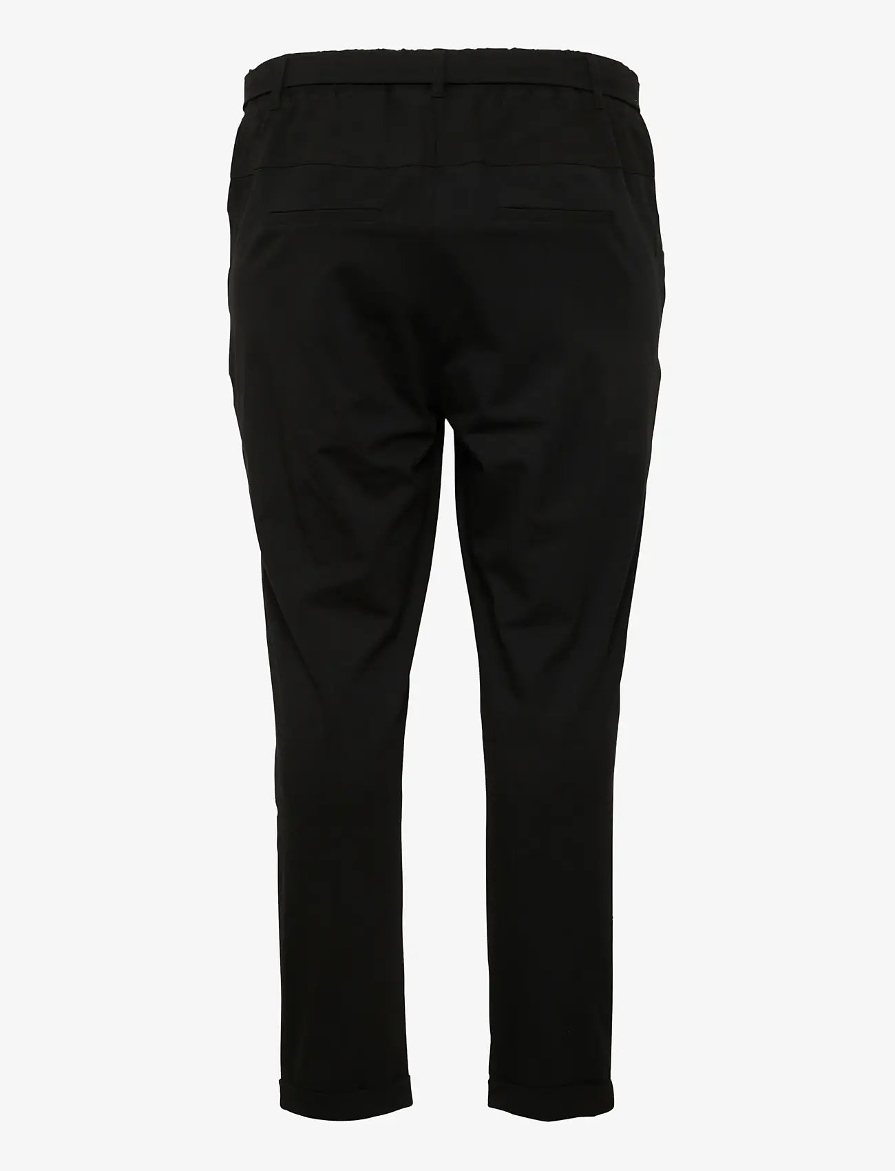 Kaffe Curve - KCjia Belt Pants - kitsalõikelised püksid - black deep - 2