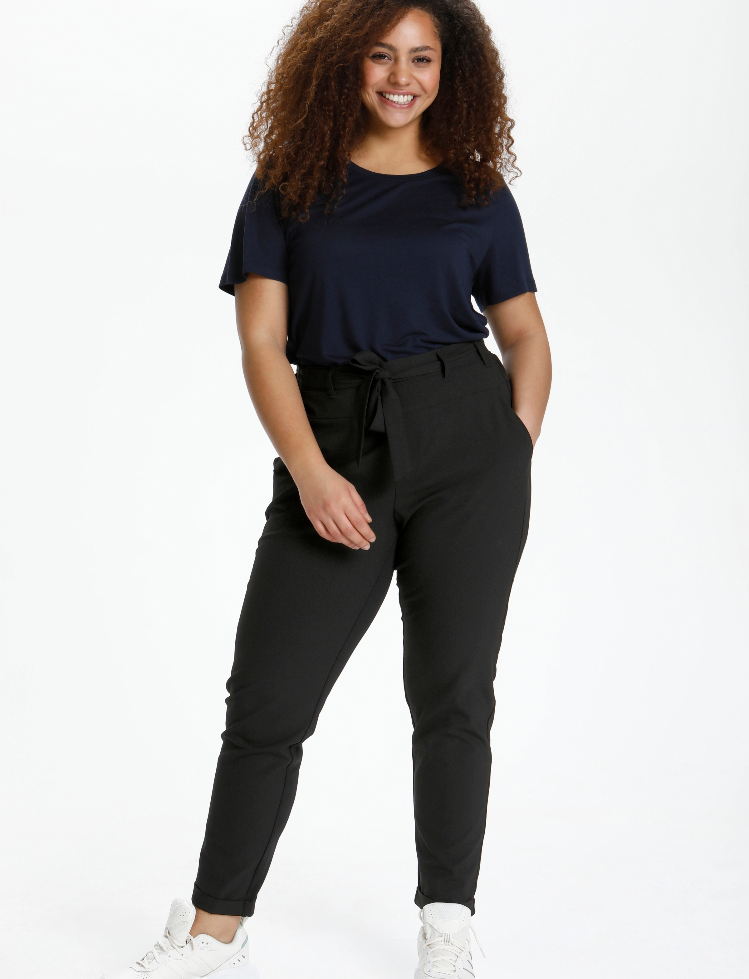 KAFFE CURVE Kcjia Belt Pants kostymbyxor dam – bild 2